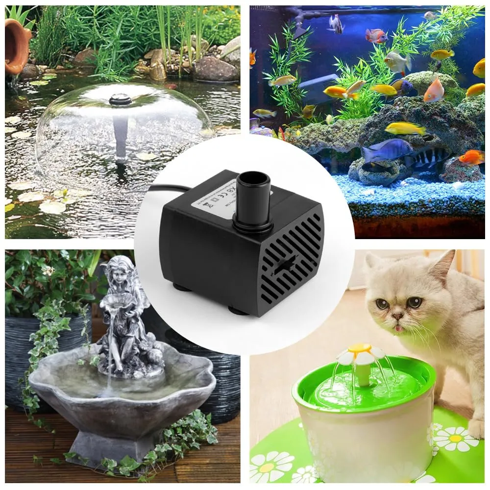Flintronic Mini Pompa Acqua Sommergibile 5W 350L/H - immagine 8