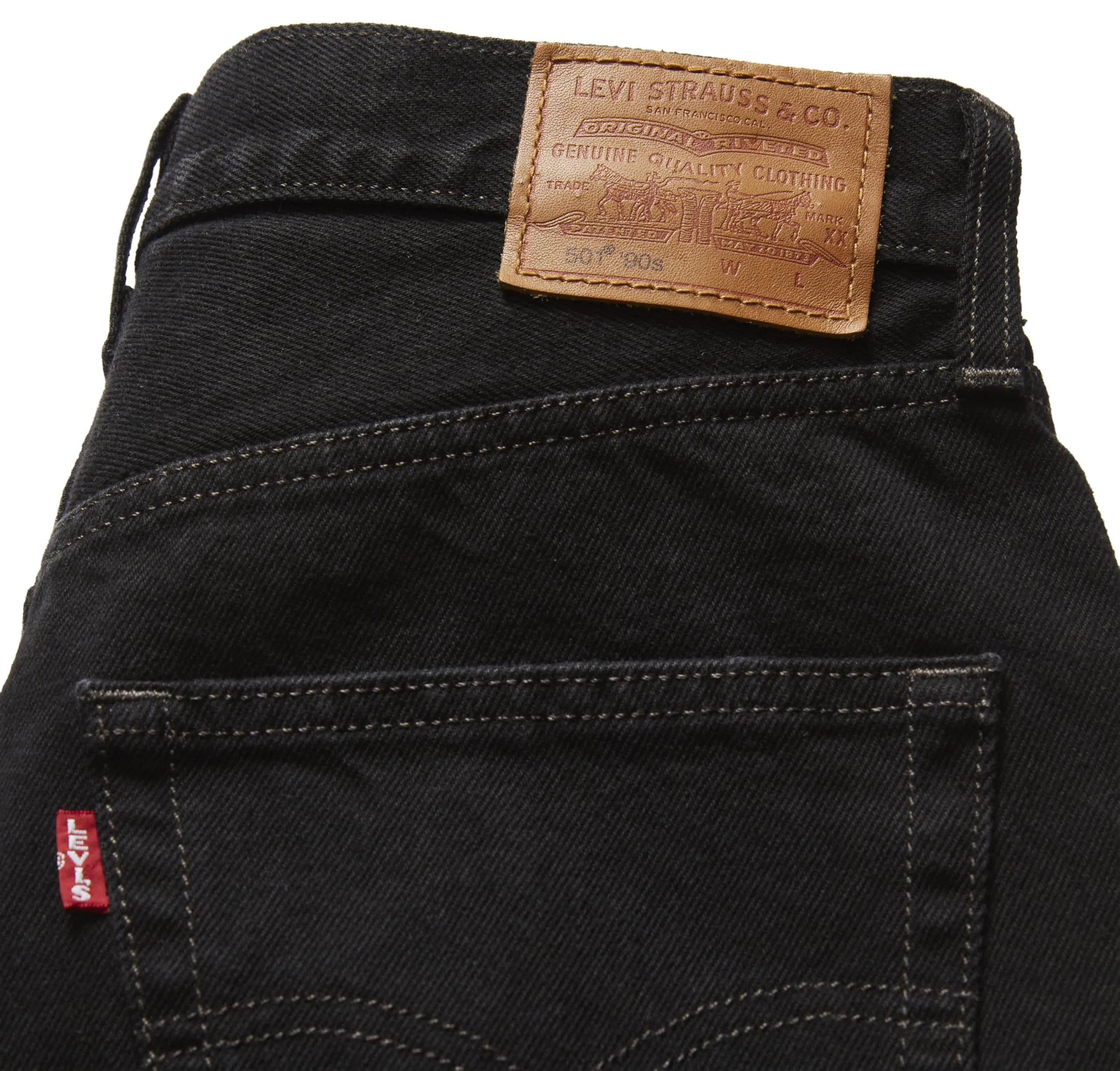 Levi's 501 90's Women's Jeans, Rinsed Blacktop, 29W / 30L - immagine 7