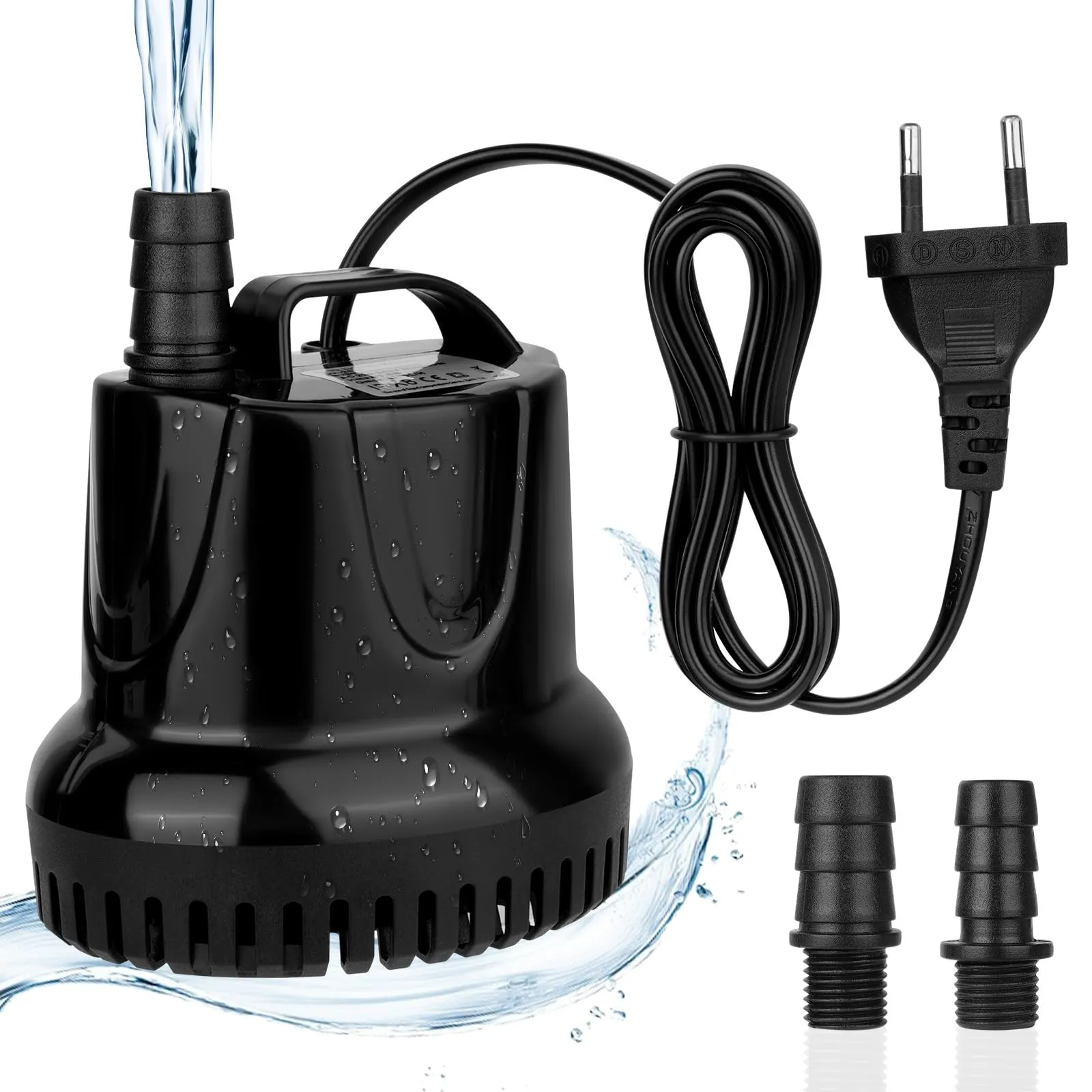 Flintronic Mini Pompa Acqua Sommergibile, 25W 1200L/H - immagine 1