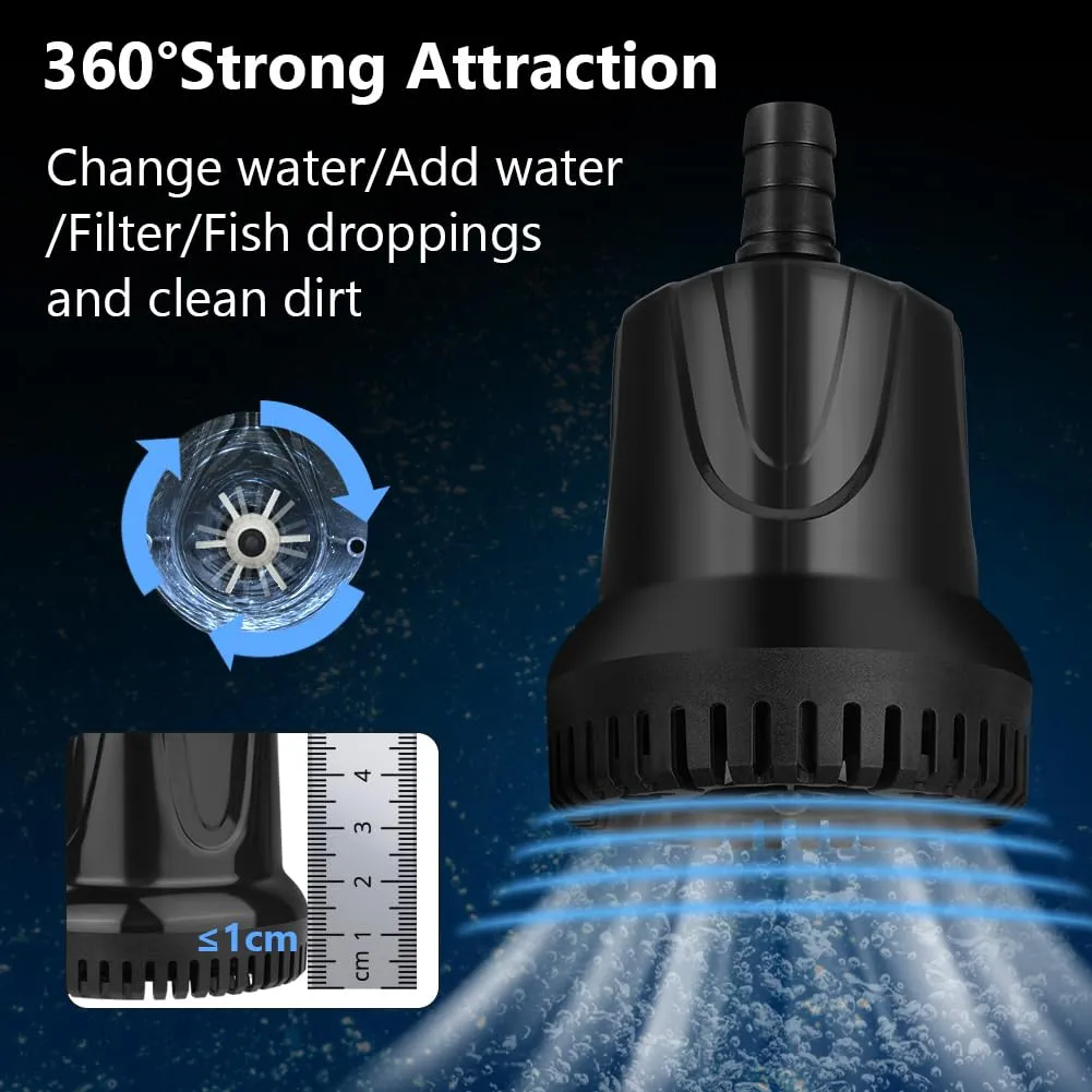 Flintronic Mini Pompa Acqua Sommergibile, 25W 1200L/H - immagine 3