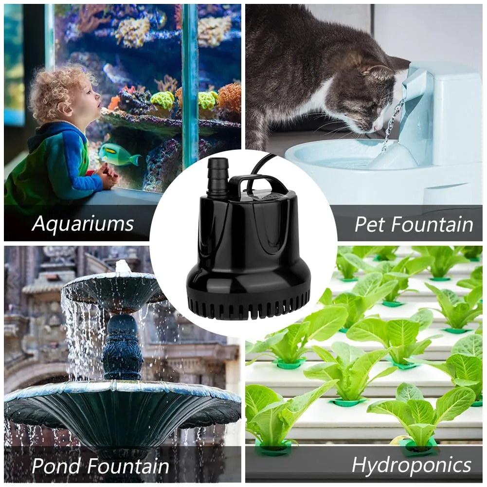 Flintronic Mini Pompa Acqua Sommergibile, 25W 1200L/H - immagine 7
