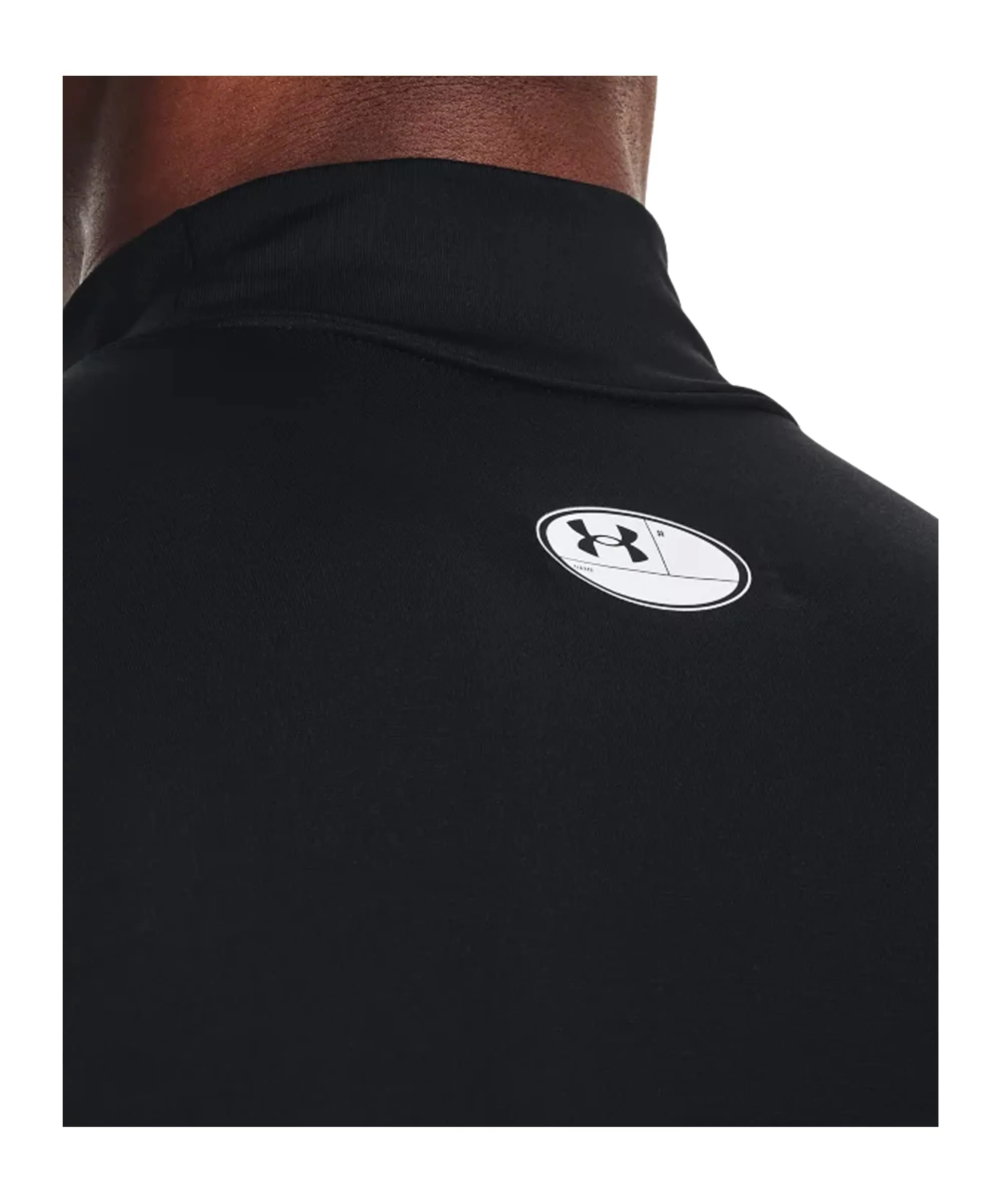 Under Armour ColdGear Maglia a Compressione da Uomo, Nero-Bianco, 3XL - immagine 4