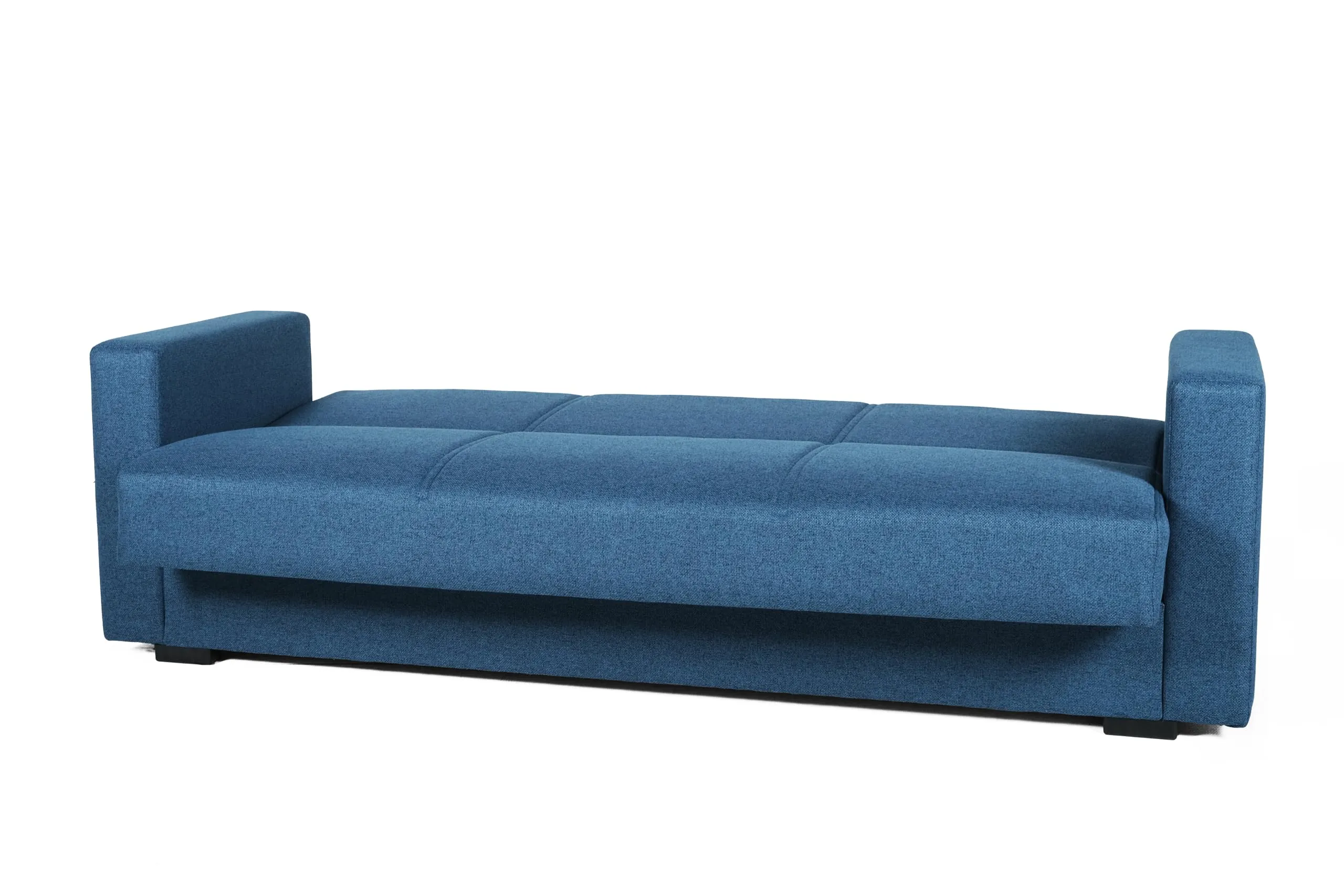 Arredo Stock Divano Letto Afrodite, 3 Posti, Blu, 212x80x87 cm - immagine 5