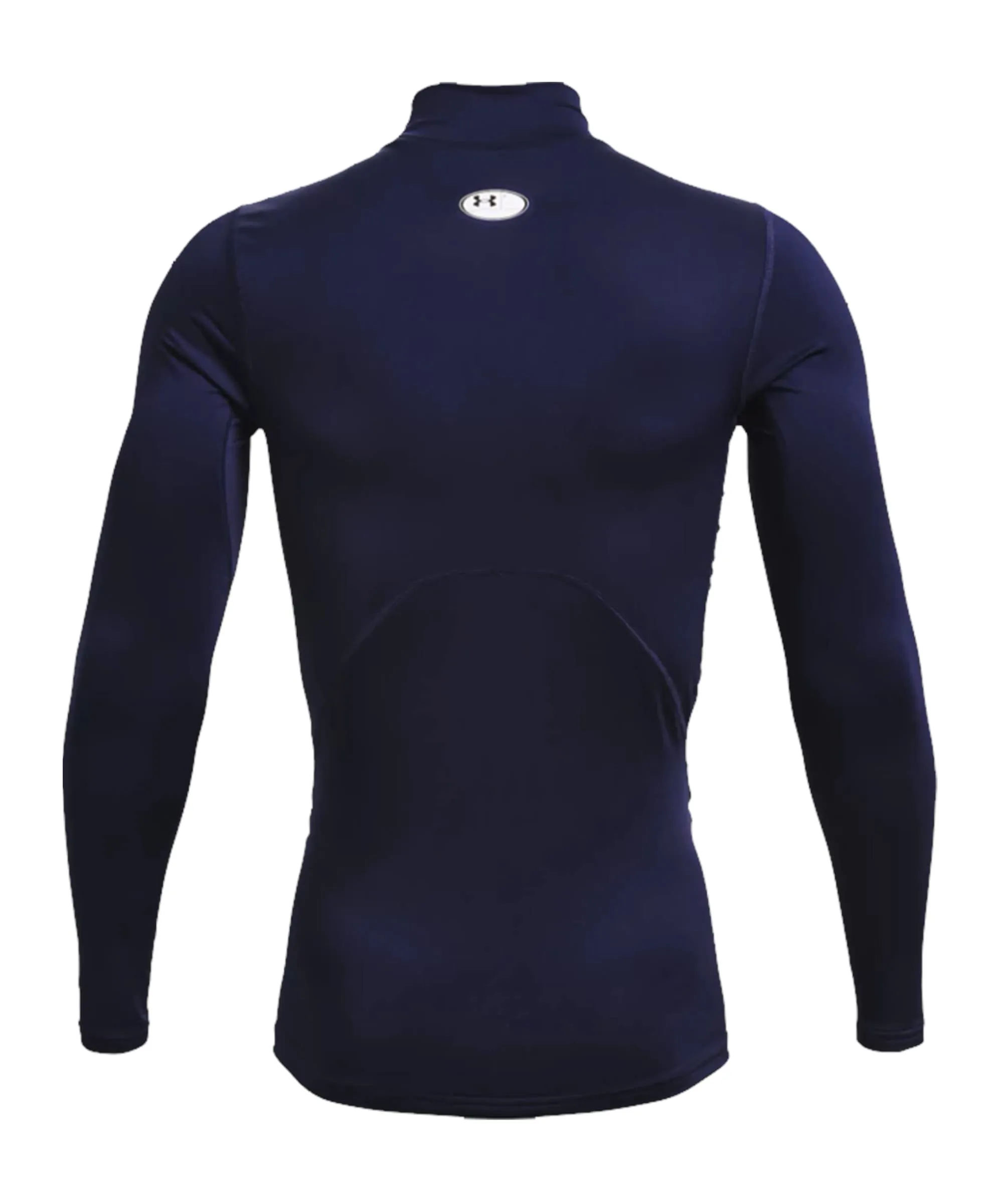 Under Armour ColdGear Compression Mock, Midnight Navy-bianco, XL - immagine 3