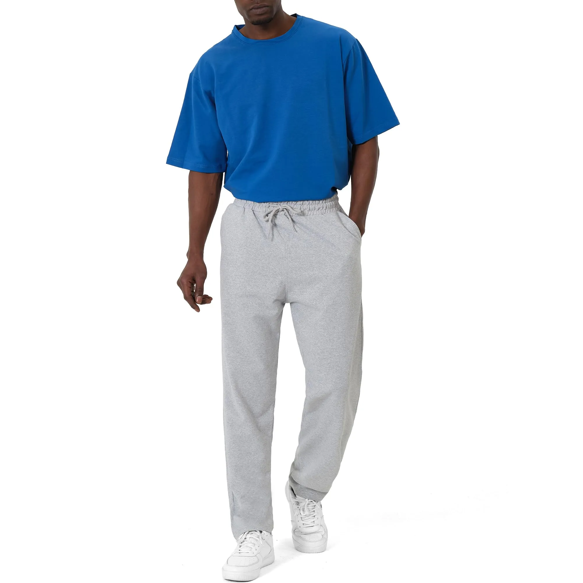 ROSS CAMP Pantaloni Tuta Uomo in Cotone Jogger Sportivi Lunghi - immagine 2