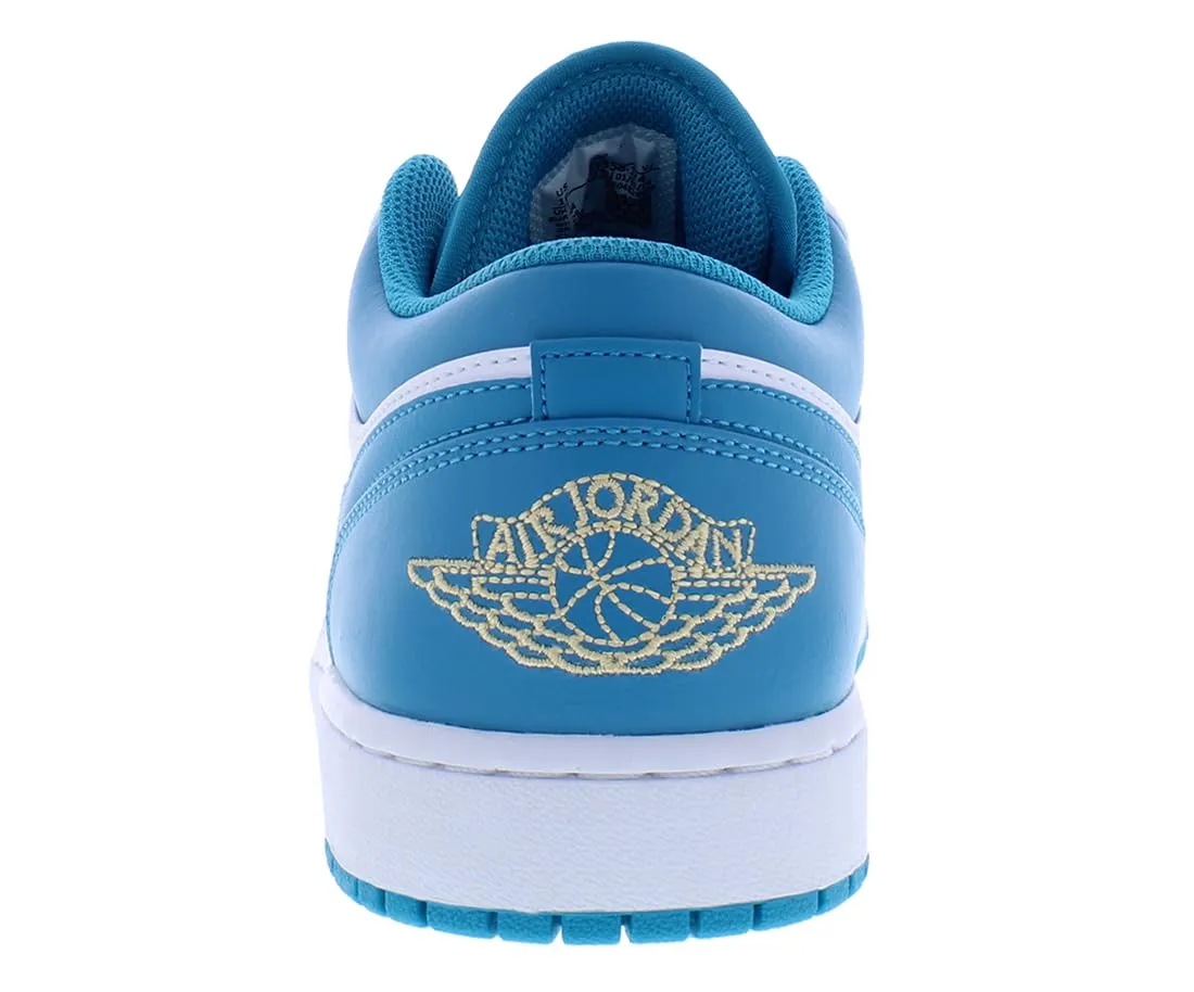 Nike Air Jordan 1 Low - Bianco/Oro Celeste/Aquatone - 47.5 EU - immagine 4
