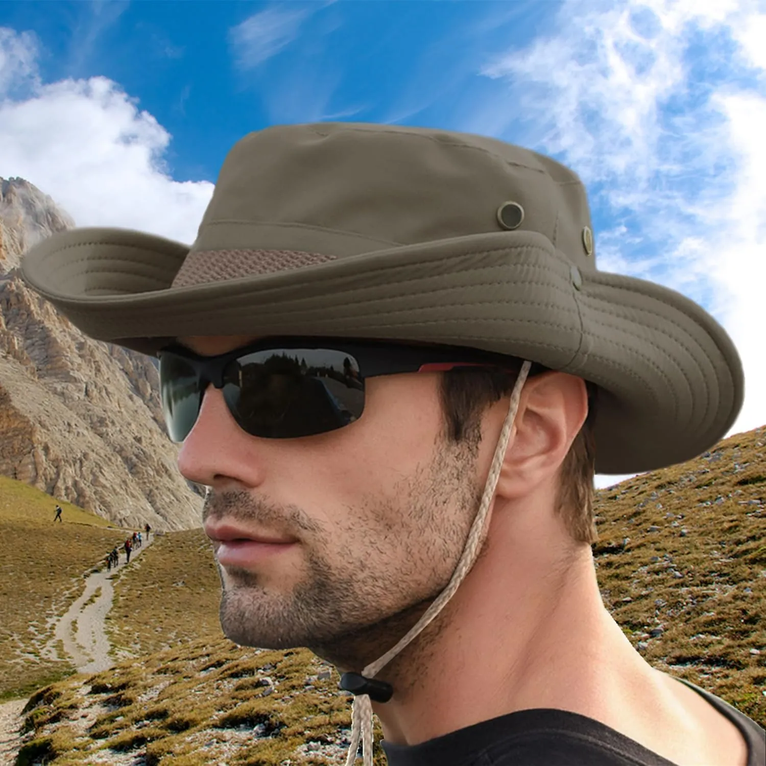 Favuit Cappello Boonie Pieghevole a Tesa Larga per Uomo e Donna - immagine 8