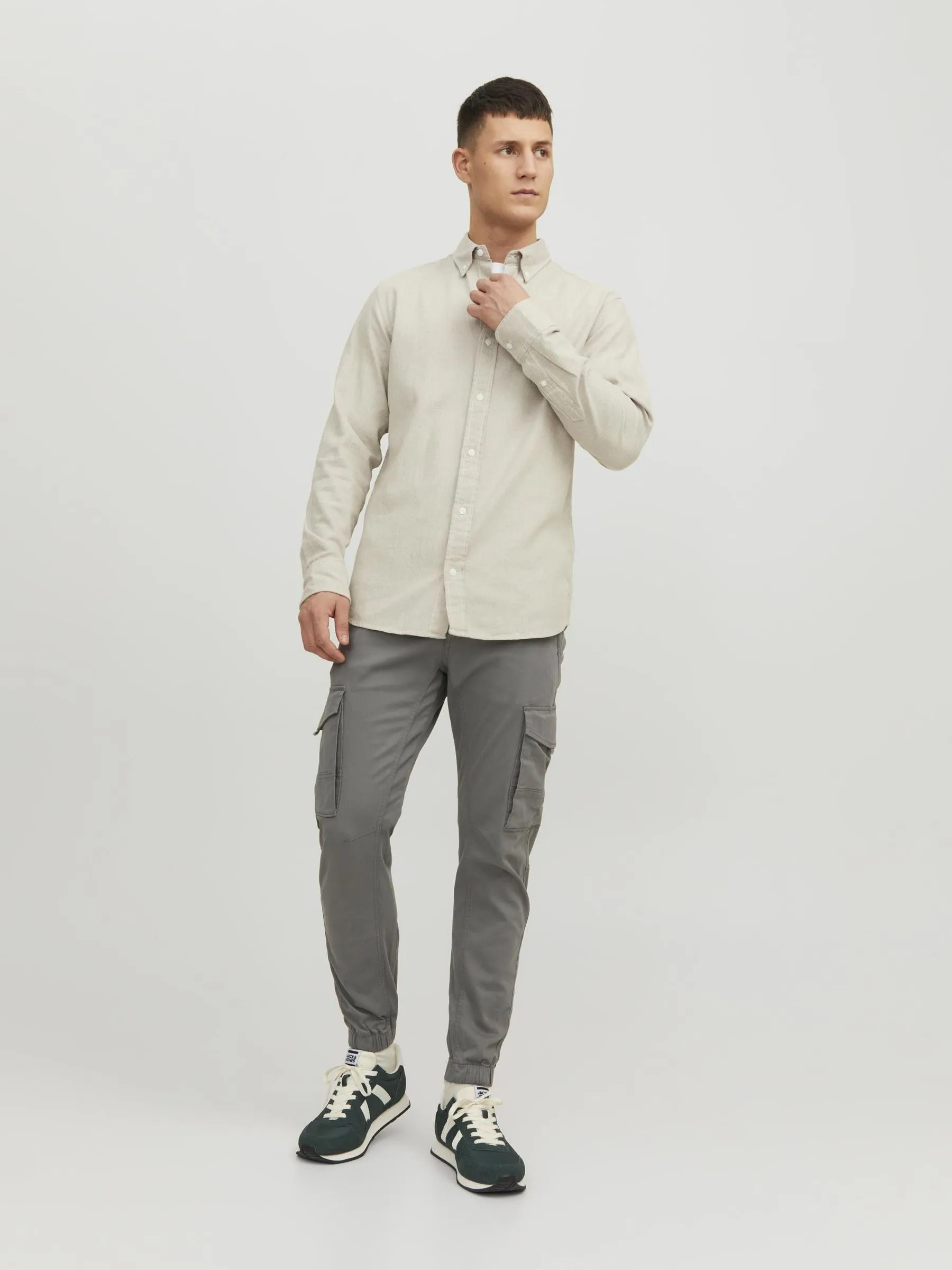 Jack & Jones Pantaloni Cargo Tapered Fit Sedona Sage - immagine 5