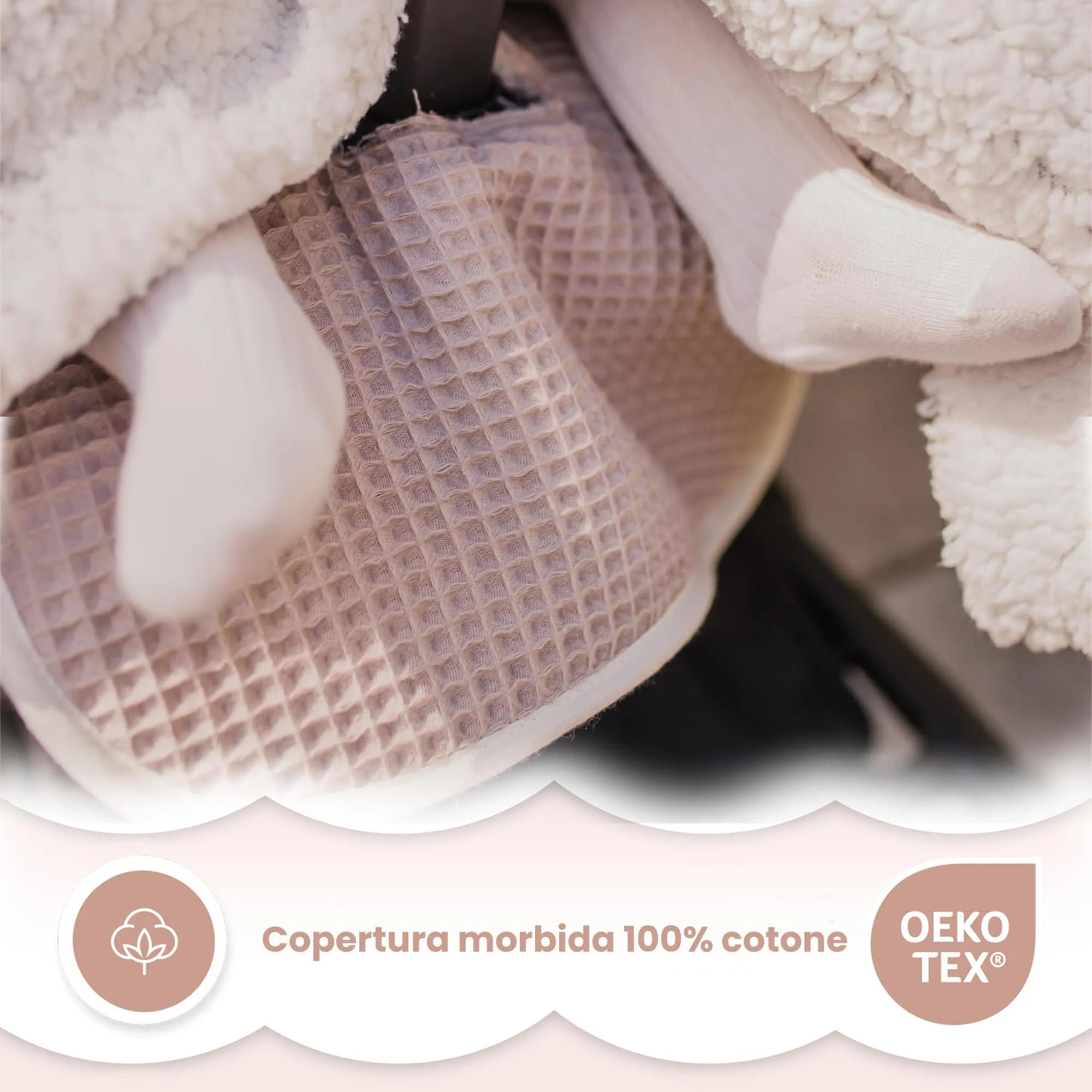 MIMUSELINA Materassino Passeggino Universale in Cotone OEKO-TEX, 34×84 cm - immagine 6