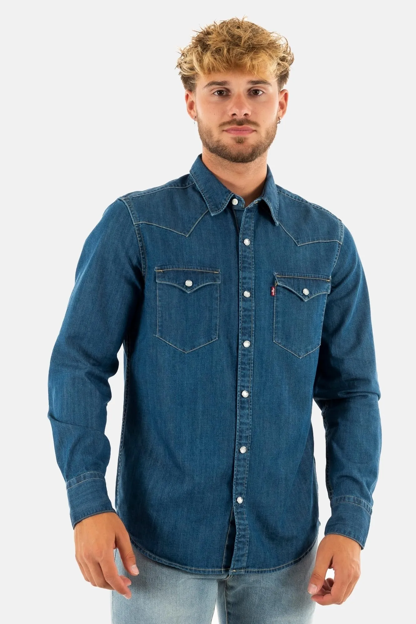 Levi's Barstow Western Standard Shirt, Lower Haight, S - immagine 3