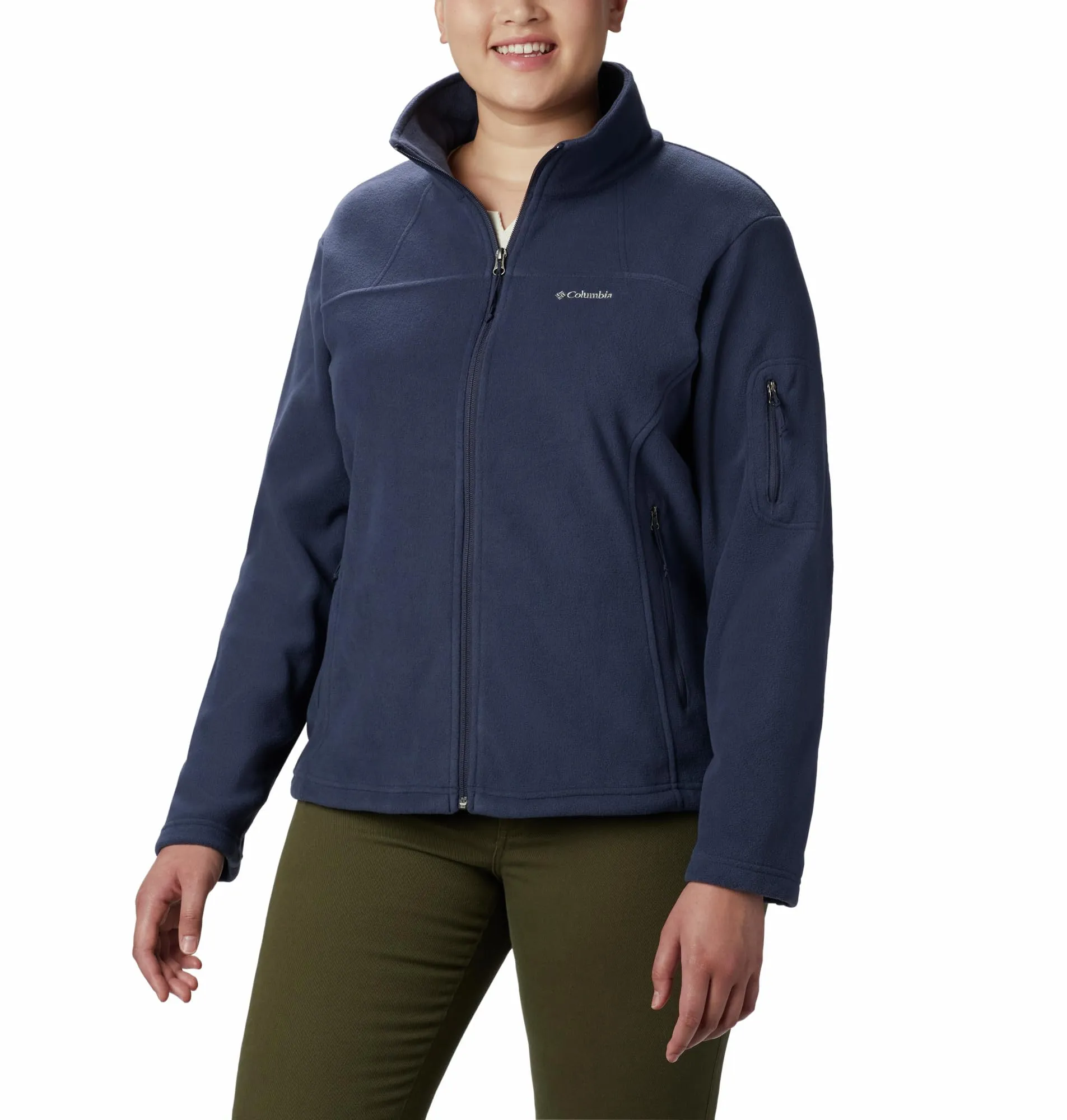 Columbia Fast Trek 2 Jacket Women's Full Zip Fleece, Nocturnal, S - immagine 6
