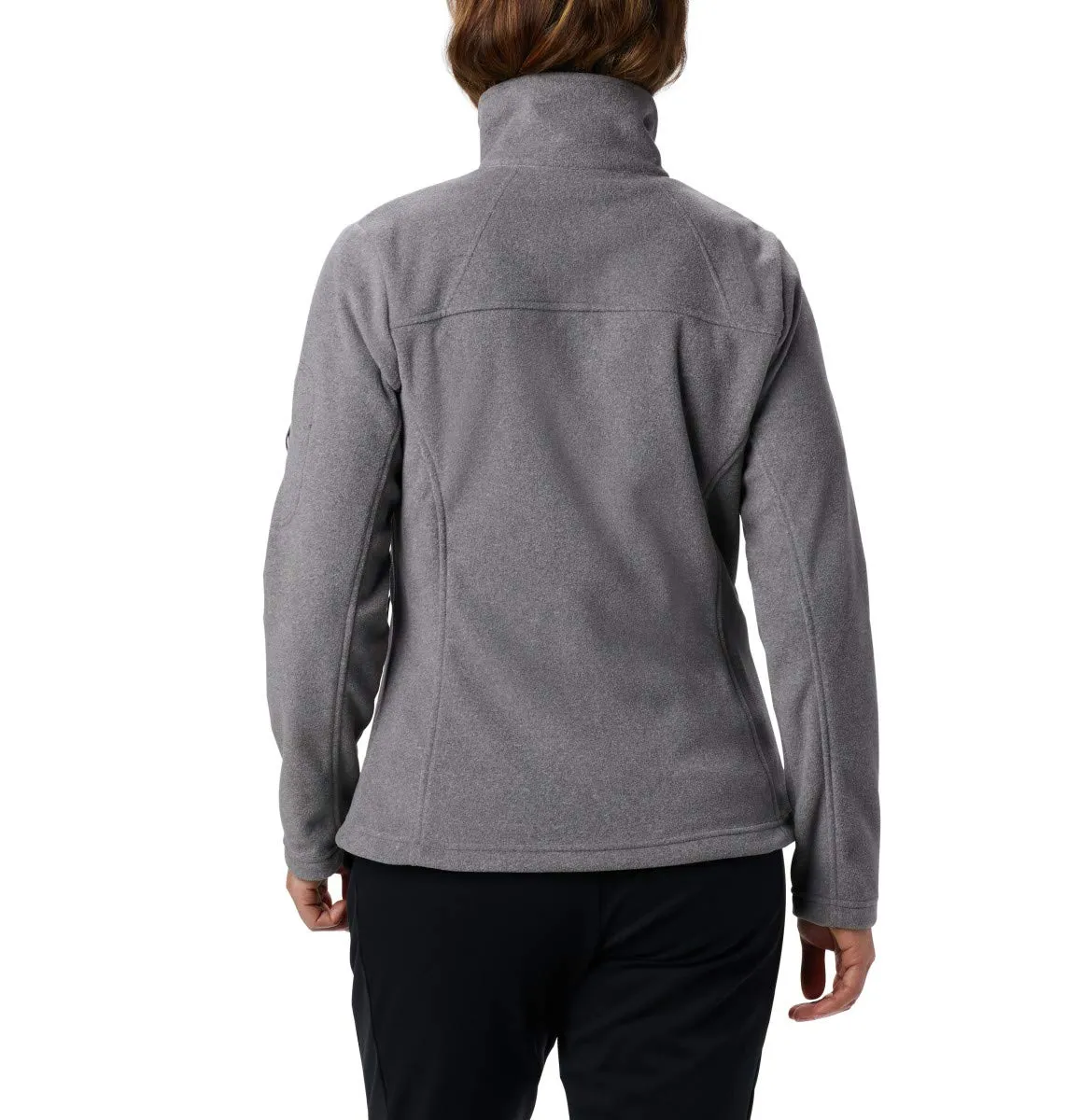 Columbia Fast Trek 2 Jacket, Women's Full Zip Fleece, City Grey Heather, XS - immagine 2