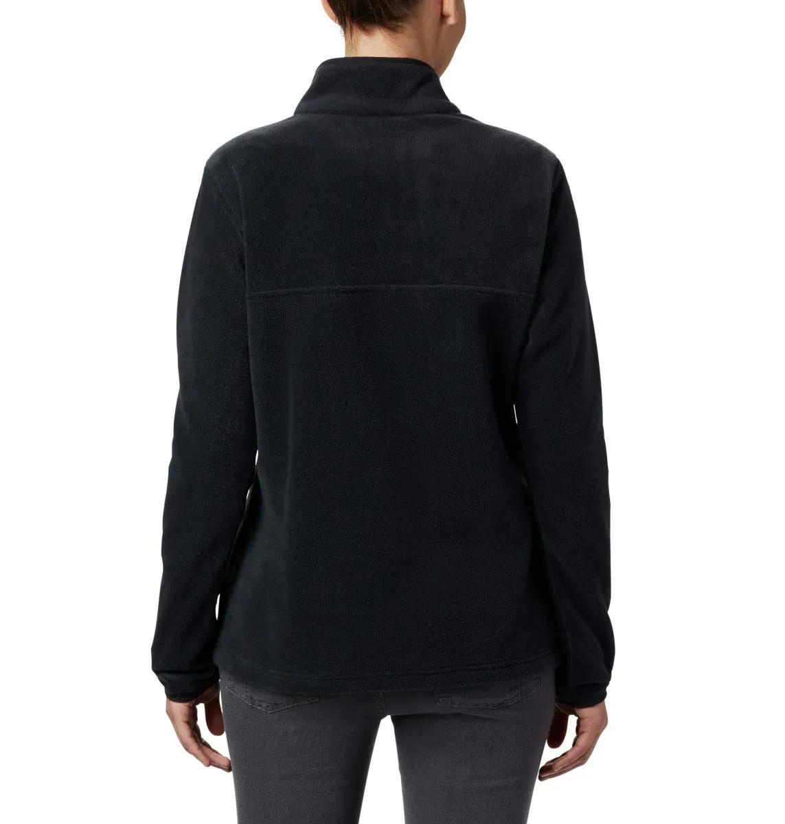 Columbia Benton Springs 1/2 Snap Pullover Fleece Jacket, Black, Women's 1X - immagine 2