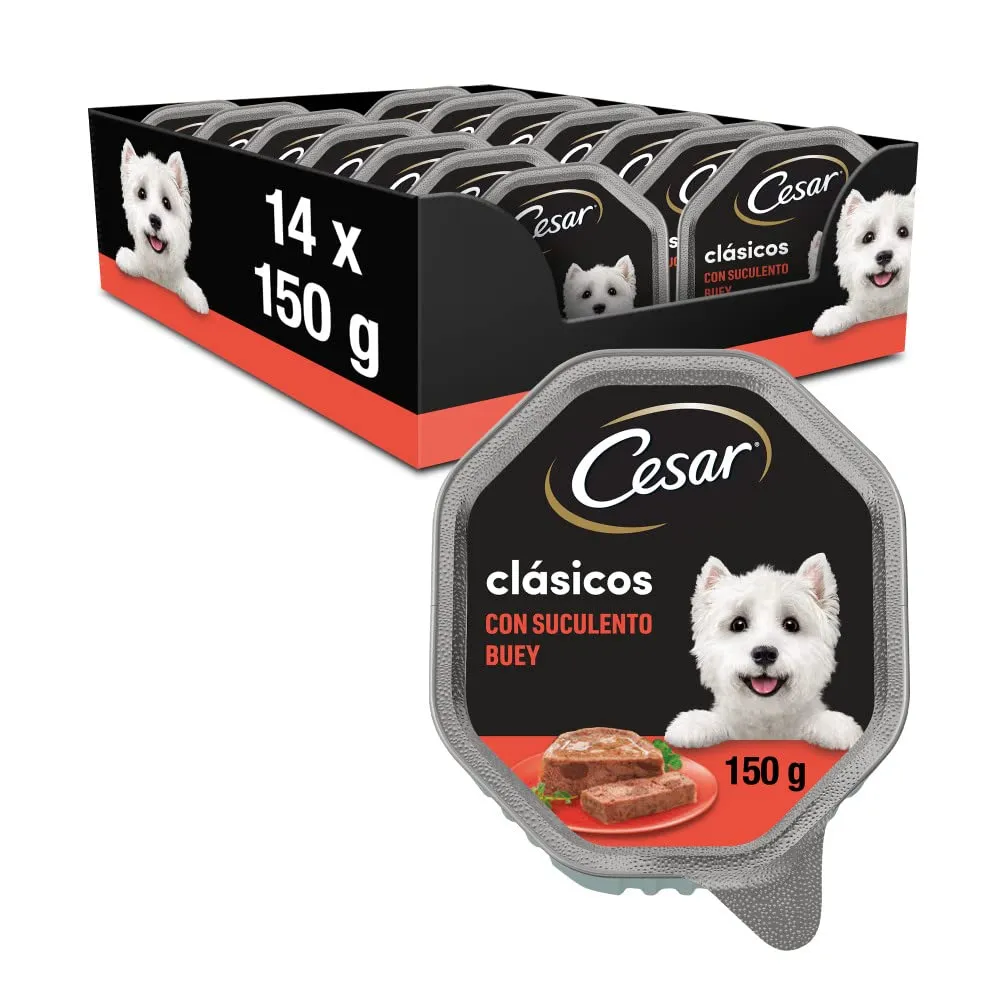 Cesar Classico cibo per cani manzo e fegato, 24 x 150 g - immagine 1