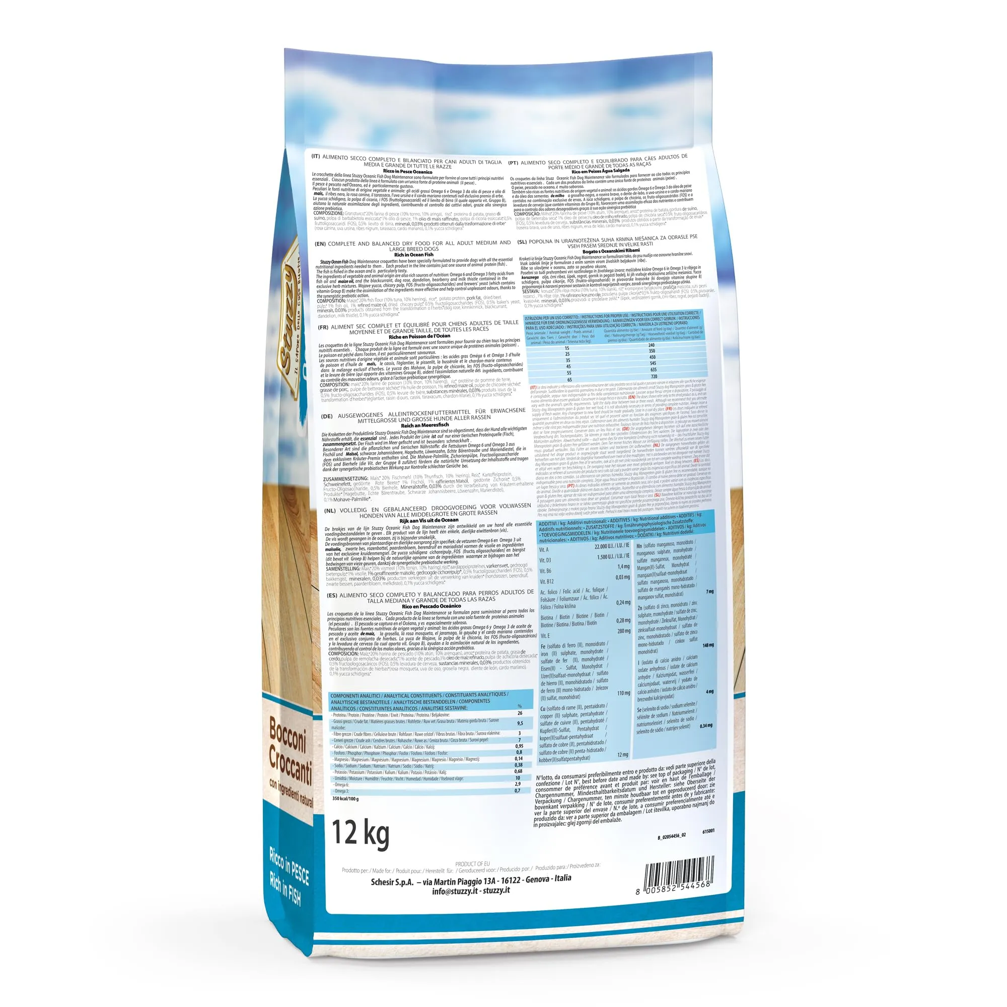 Stuzzy Cibo Secco per Cani Adulti al Gusto Pesce Oceanico, 12 kg - immagine 4