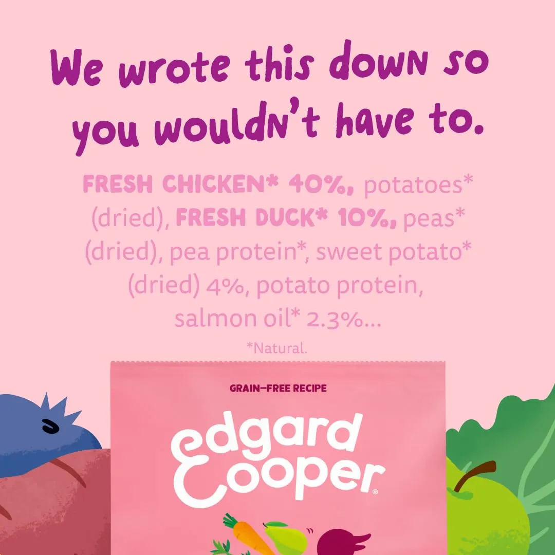 Edgard & Cooper Crocchette per Cuccioli Anatra e Pollo, 2.5kg, Senza Cereali - immagine 7