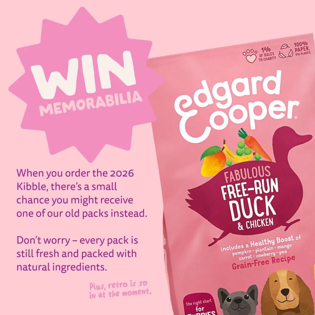 Edgard & Cooper Crocchette per Cuccioli Anatra e Pollo, 2.5kg, Senza Cereali - immagine 8