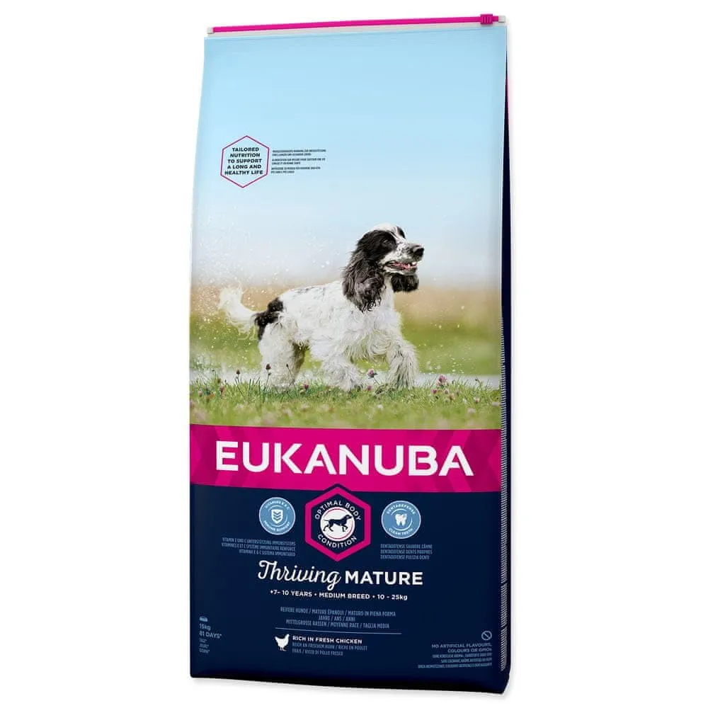 Eukanuba Cibo per cani al pollo fresco per razze di taglia media, adulto, 15 kg - immagine 3