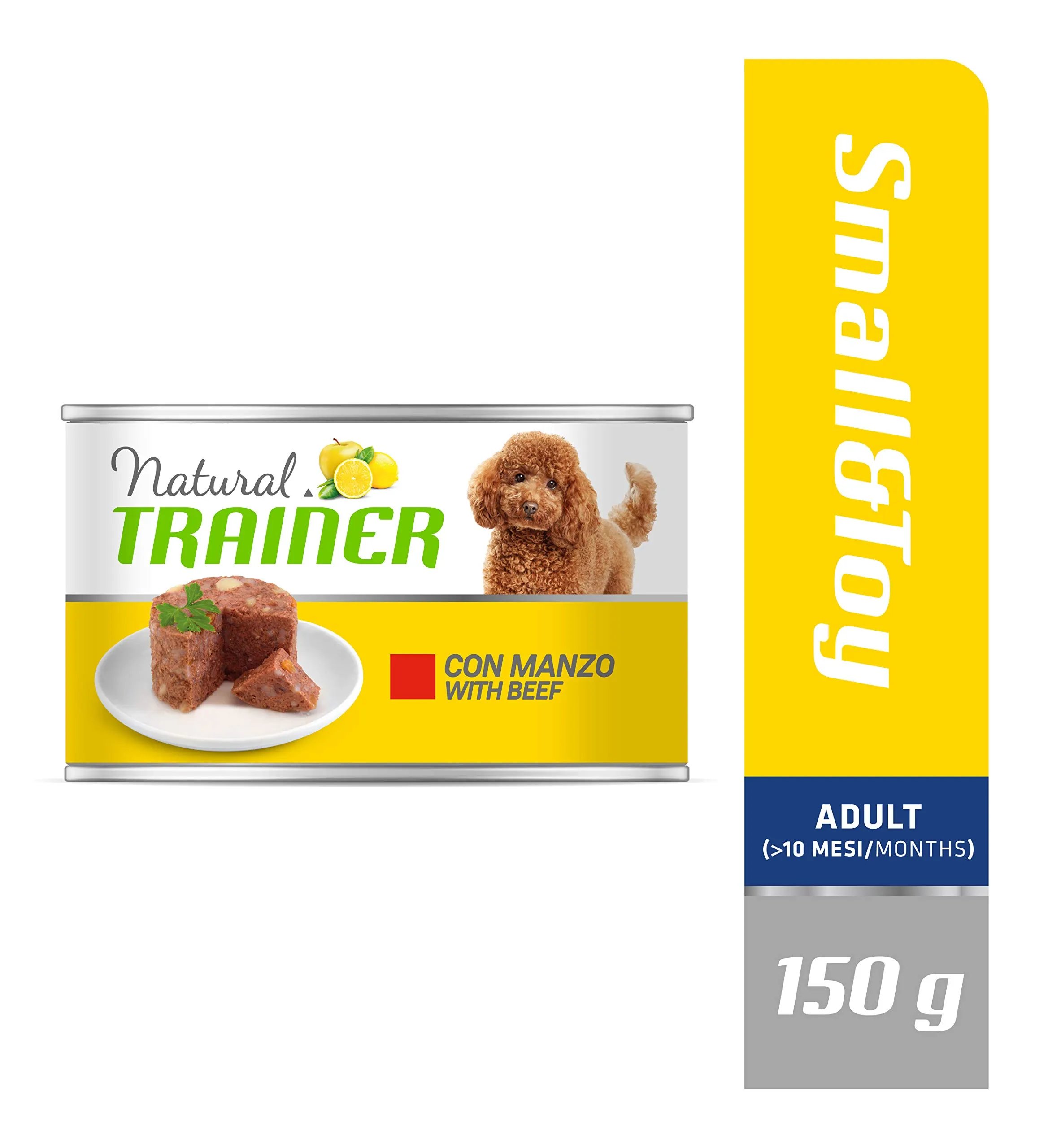 Trainer Natural Small & Toy Cibo Umido per Cani con Manzo 24 x 150 g - immagine 2