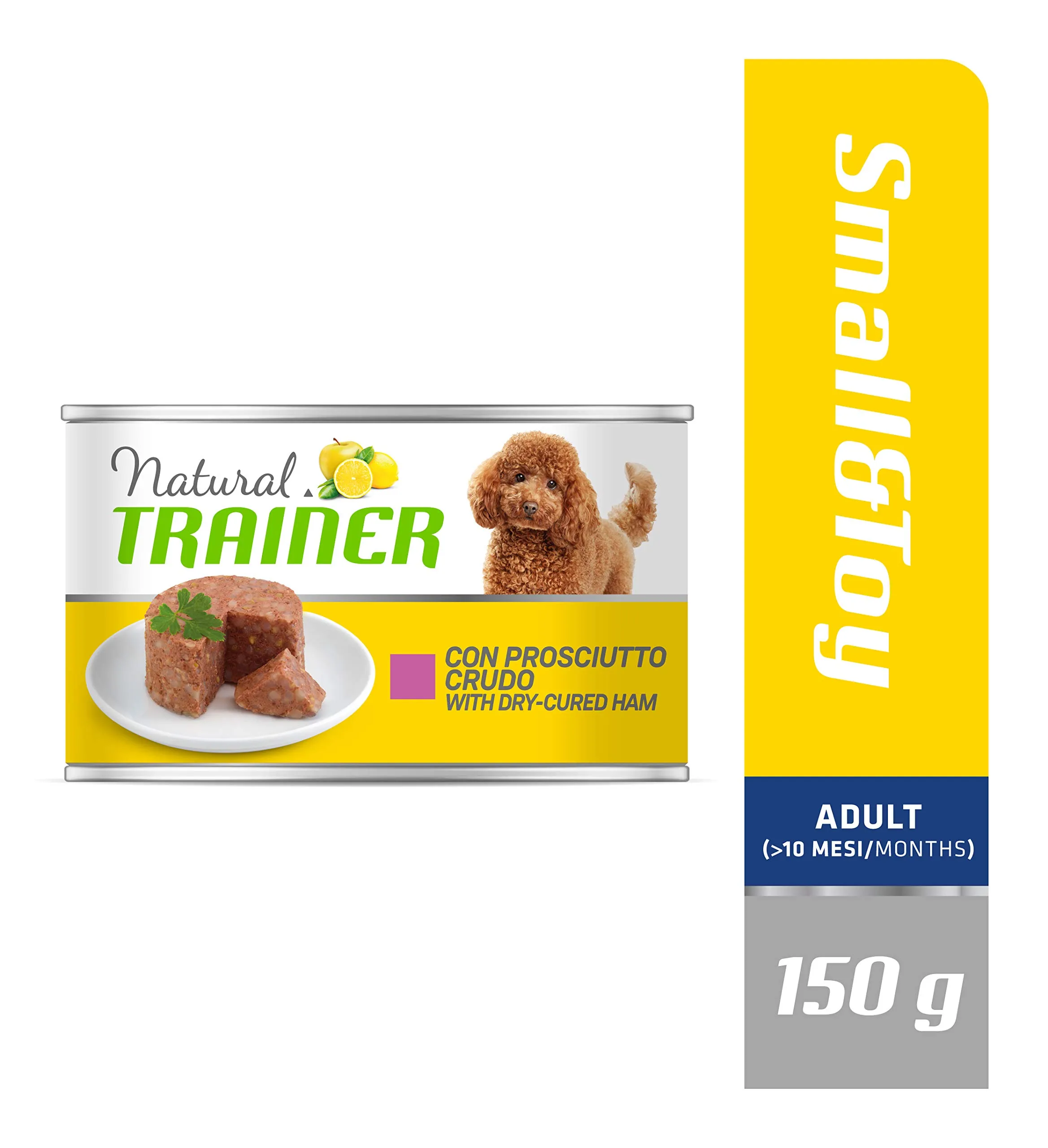 Trainer Natural Small & Toy Cibo Umido per Cani con Prosciutto Crudo, 24 x 150 g - immagine 2