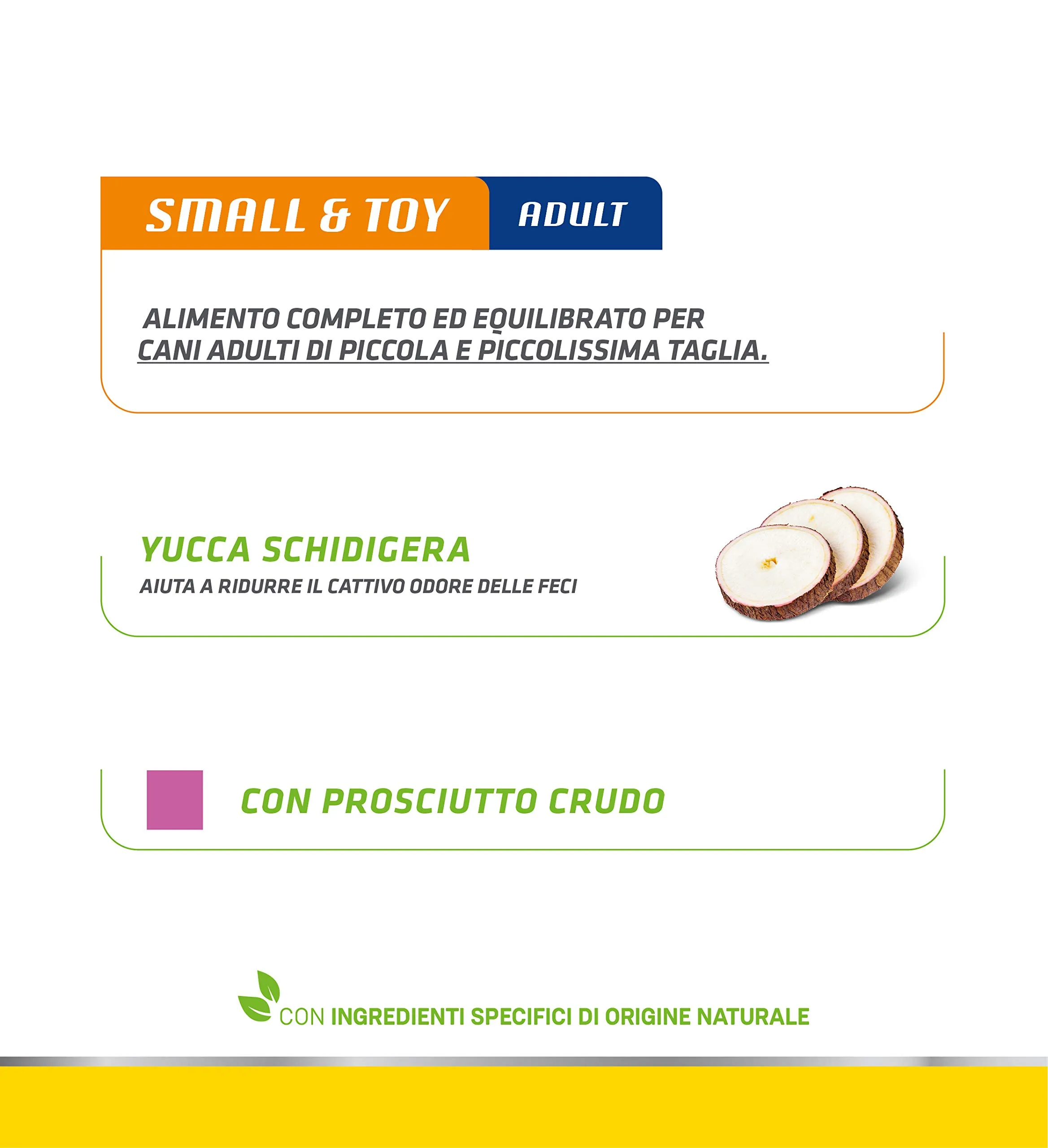 Trainer Natural Small & Toy Cibo Umido per Cani con Prosciutto Crudo, 24 x 150 g - immagine 4