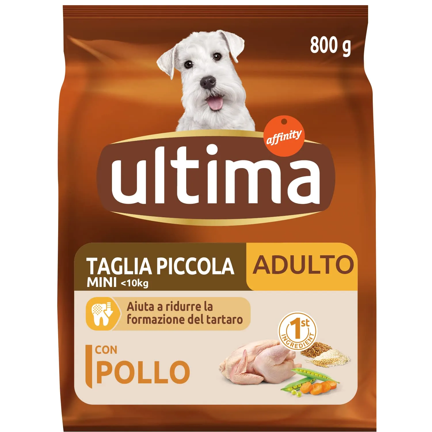 Ultima Taglia Piccola Adult Pollo - Crocchette per cani, 8 x 800g (6,4kg) - immagine 2