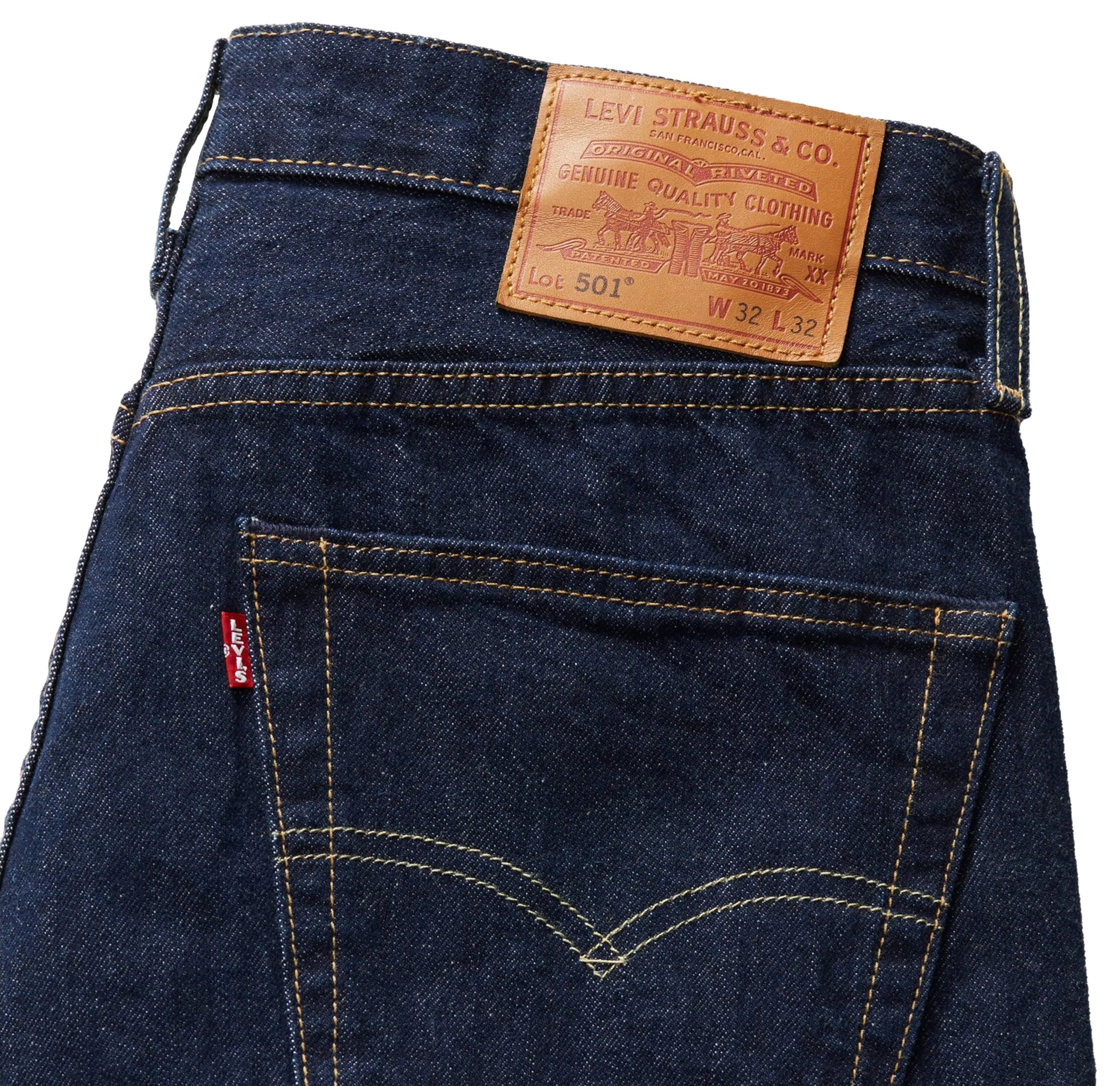 Levi's 501 Original Fit Jeans, One Wash, 28W / 28L - immagine 5