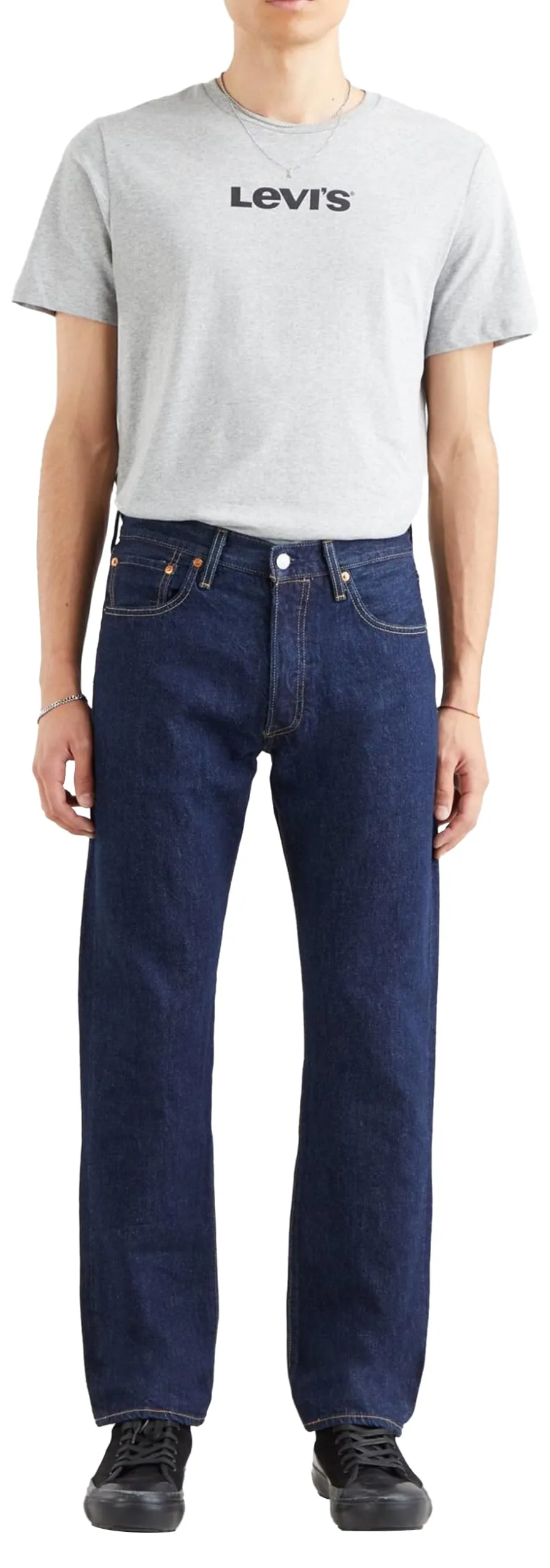 Levi's 501 Original Fit Jeans, One Wash, 28W / 28L - immagine 7