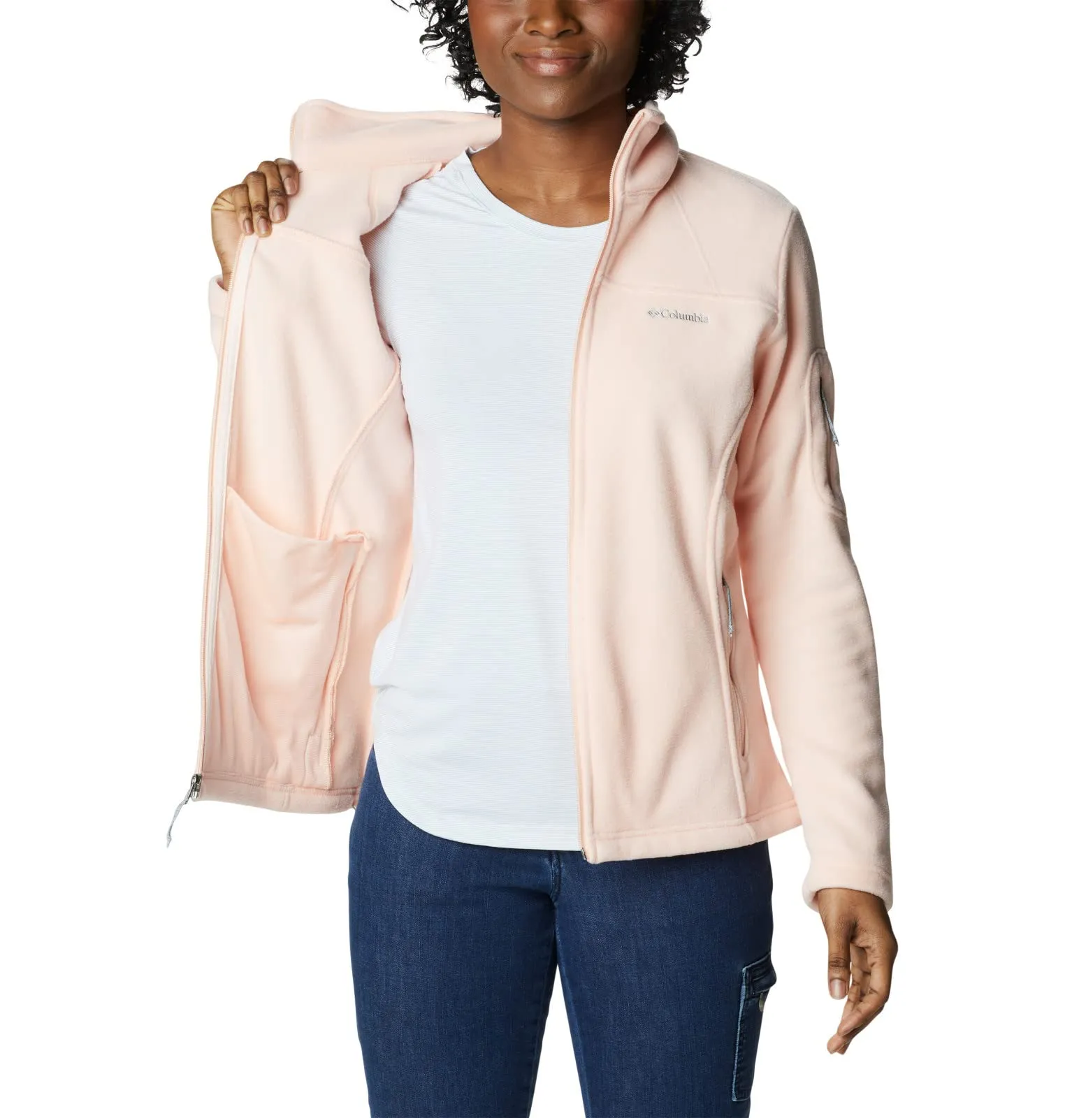 Columbia Fast Trek 2 Jacket Donna, Peach Blossom, XXL - immagine 5