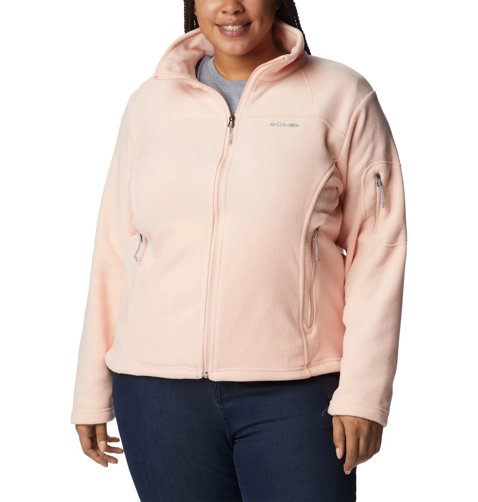 Columbia Fast Trek 2 Jacket Donna, Peach Blossom, XXL - immagine 7