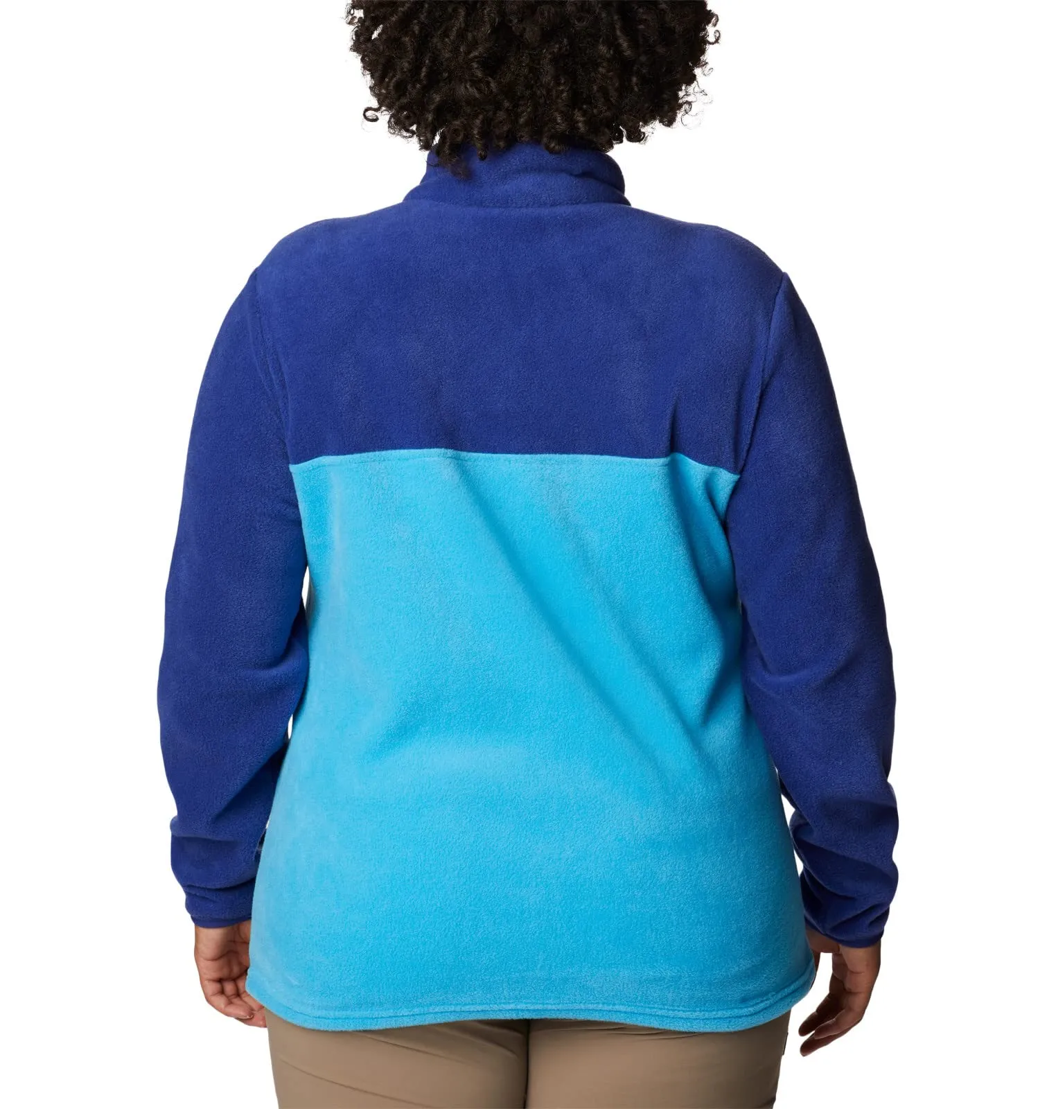 Columbia Benton Springs Half Snap Pullover, Blu Freddo/Zaffiro Scuro, XL Petite Donna - immagine 7