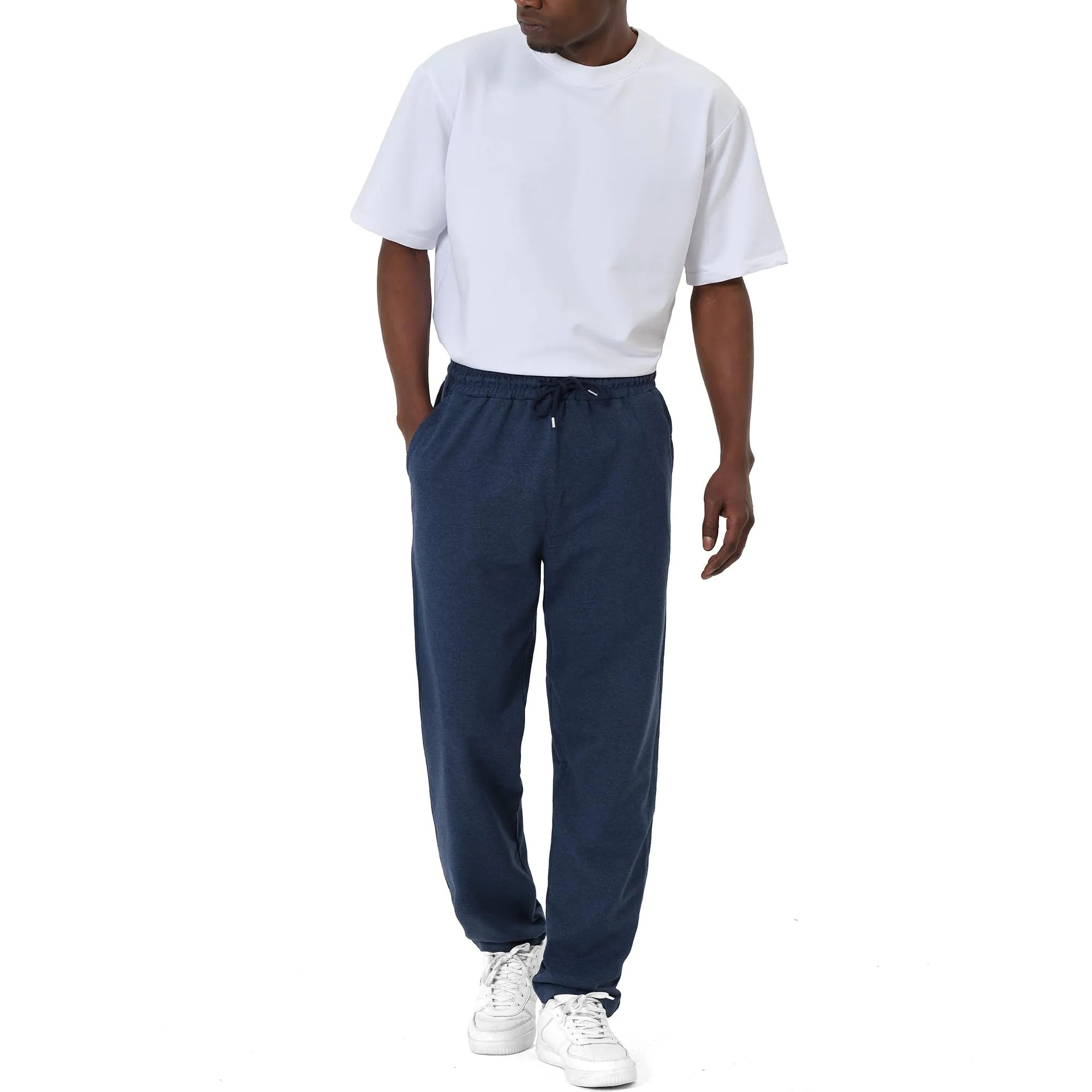 ROSS CAMP Pantaloni Tuta Uomo in Cotone Jogger Sportivi Lunghi - immagine 2