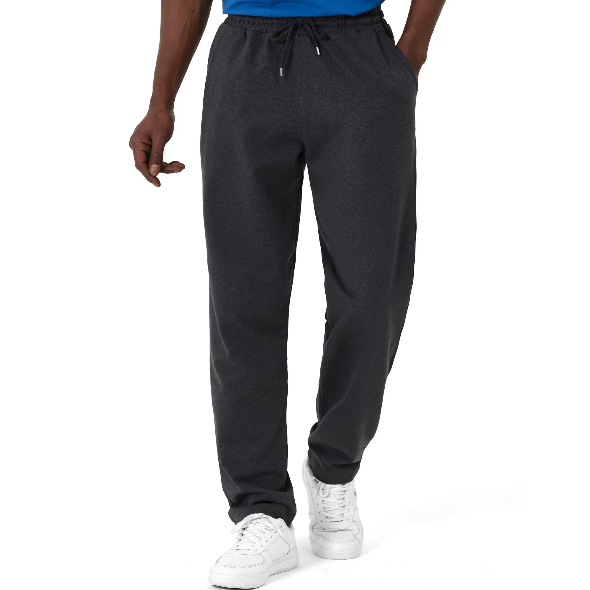 ROSS CAMP Pantaloni Tuta Uomo Cotone Jogger Sportivi Lunghi - immagine 1