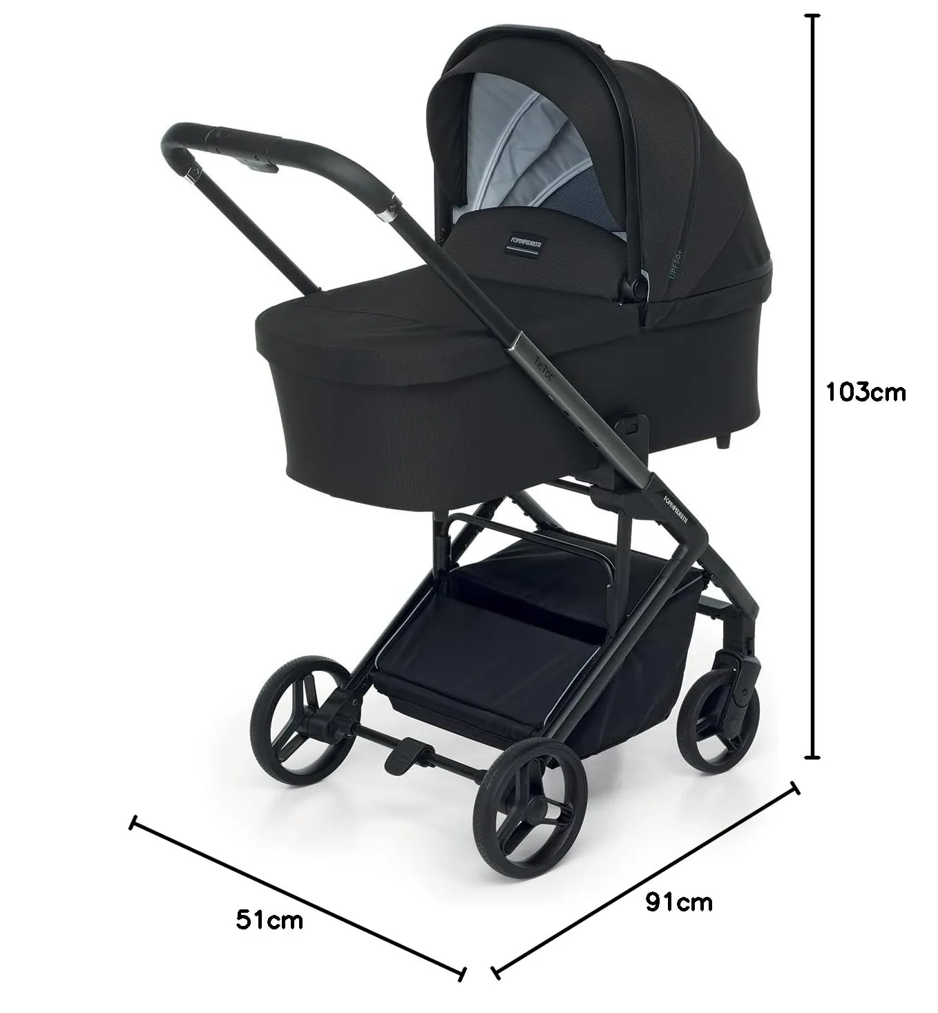 Foppapedretti Tictoc i-Size Travel System, Ebony - immagine 7