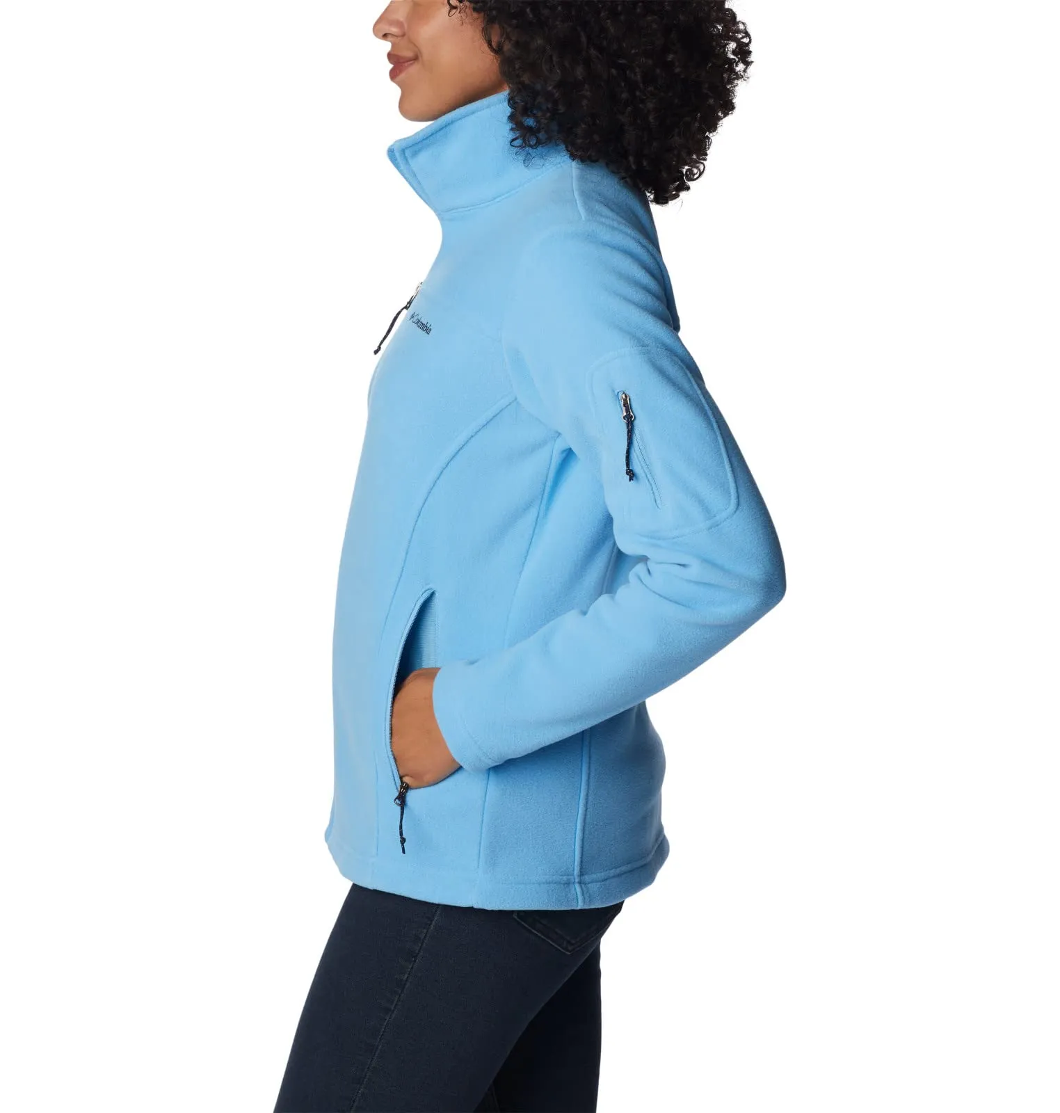 Columbia Fast Trek 2 Full Zip Fleece Jacket Women's, Vista Blue, XS - immagine 2