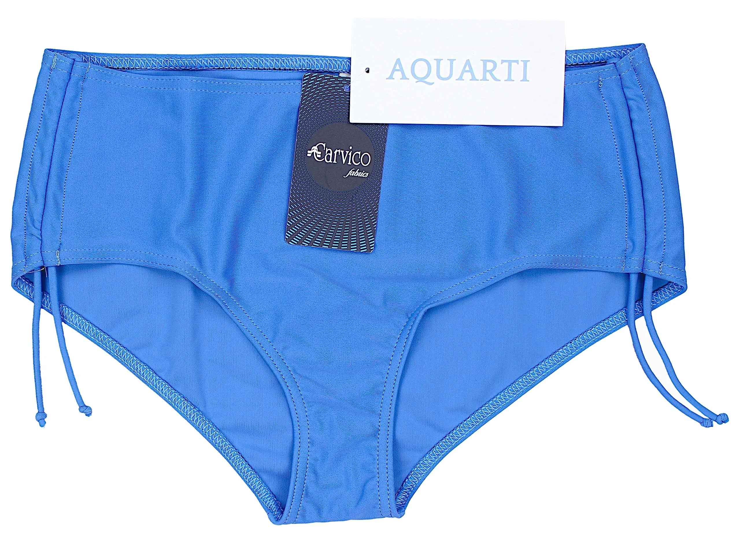 Aquarti Slip Costume Donna con Laccetti, Blu Denim, 42 - immagine 3