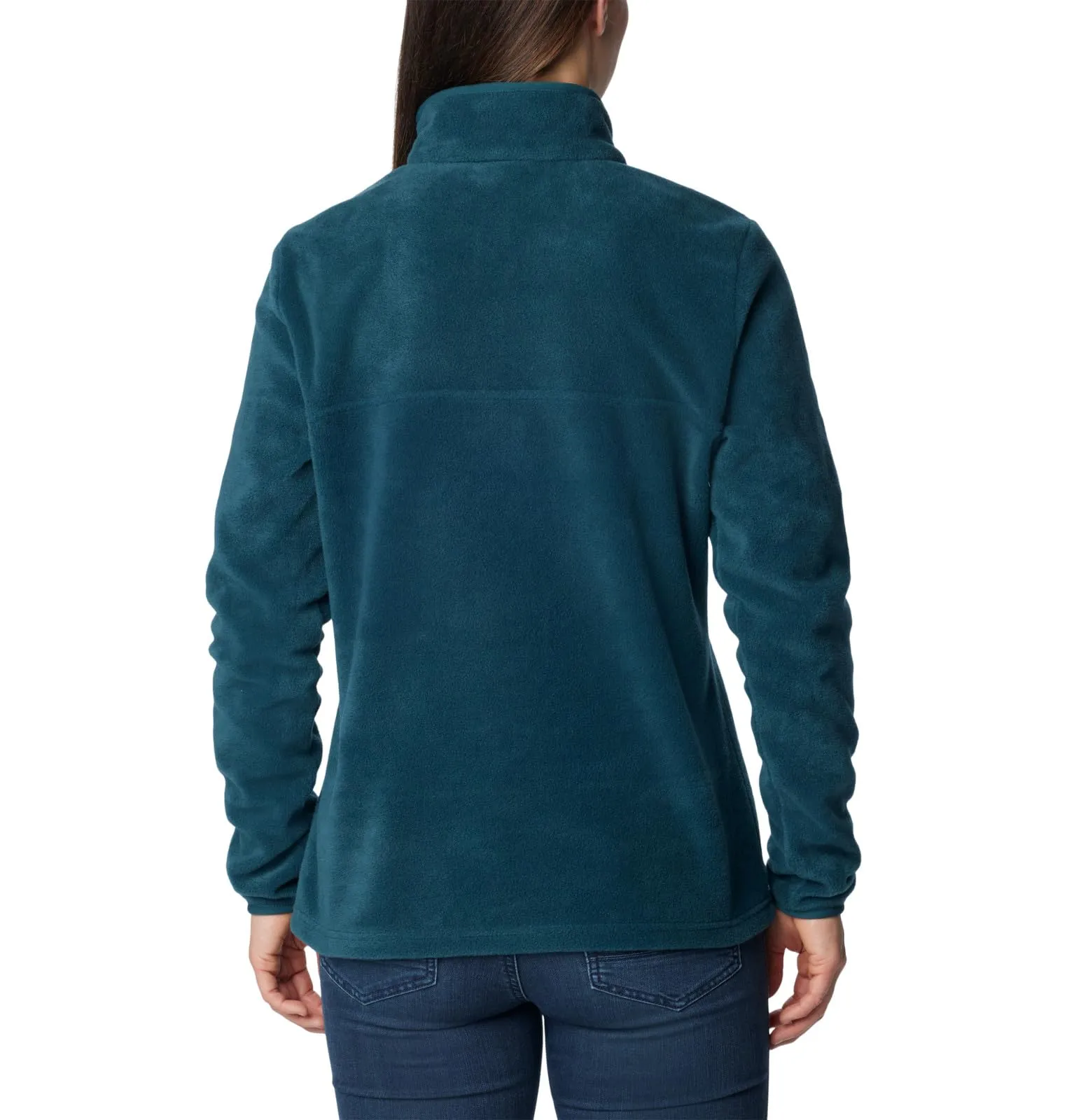 Columbia Benton Springs Pullover da Donna, Pile, Onda Notturno, S - immagine 2