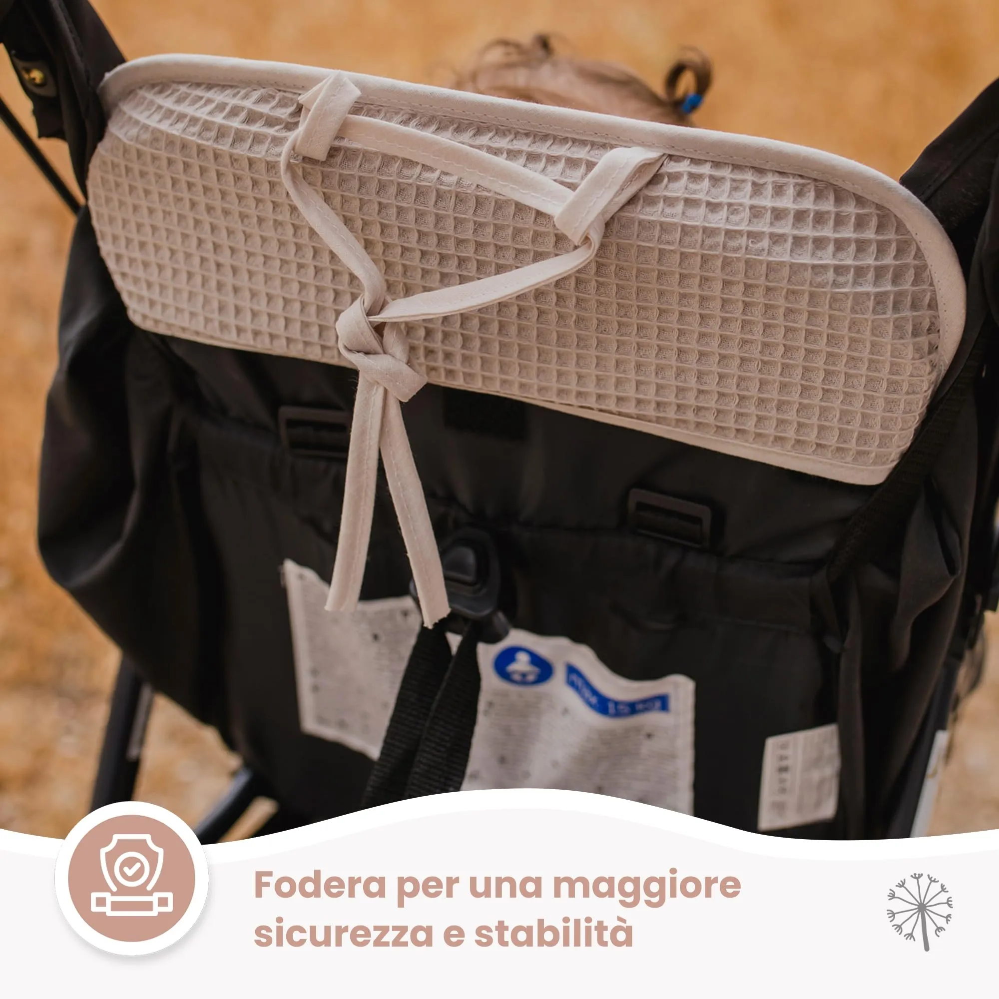 MIMUSELINA Materassino Passeggino Universale in 100% Cotone OEKO-TEX, 34×84 cm - immagine 8