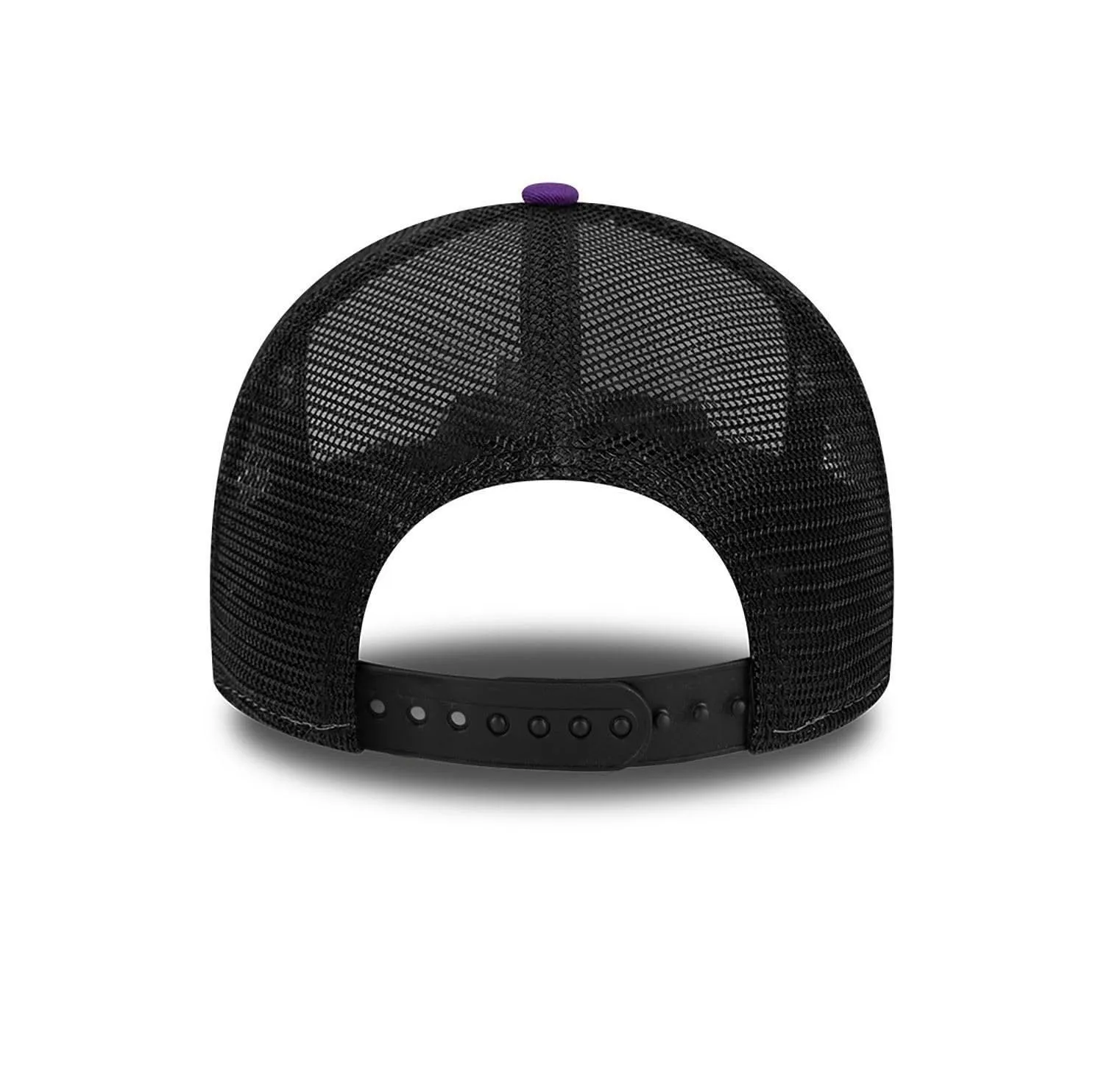 New Era Los Angeles Lakers A-Frame Berretto Visiera Curva Regolabile Viola Bianco - immagine 6