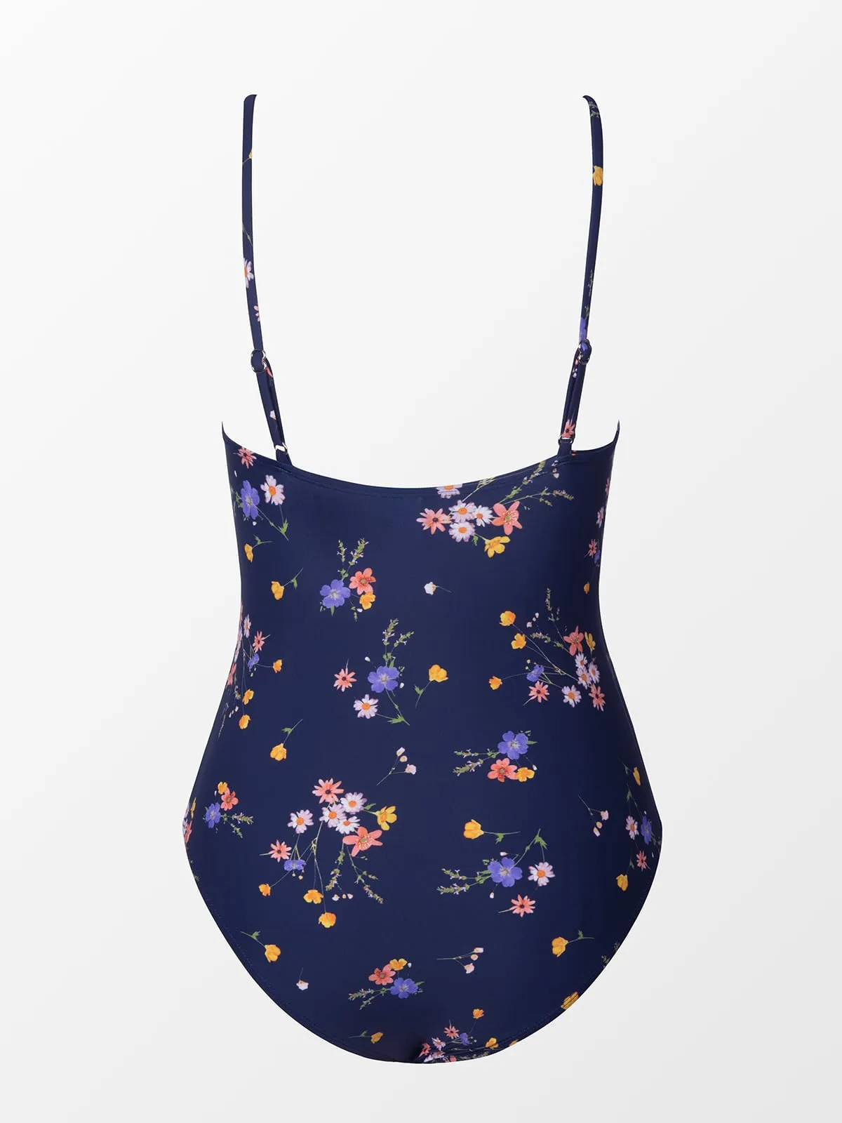 Cupshe Costume da Bagno da Donna a Triangolo con Scollo a V, Motivo Floreale, Taglia S - immagine 6