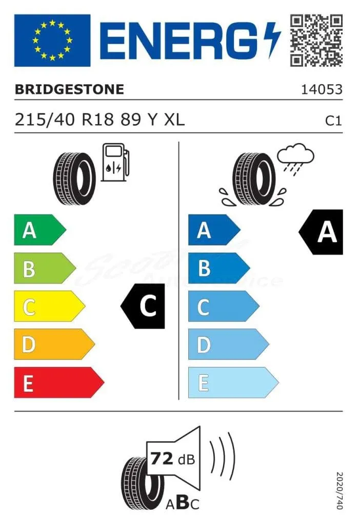 Bridgestone T005 XL 215/40R18 89Y - immagine 2