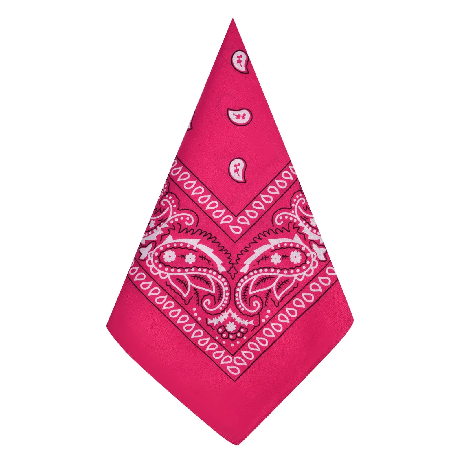 Aomig Bandana Paisley Rosa, 55x55cm - immagine 9