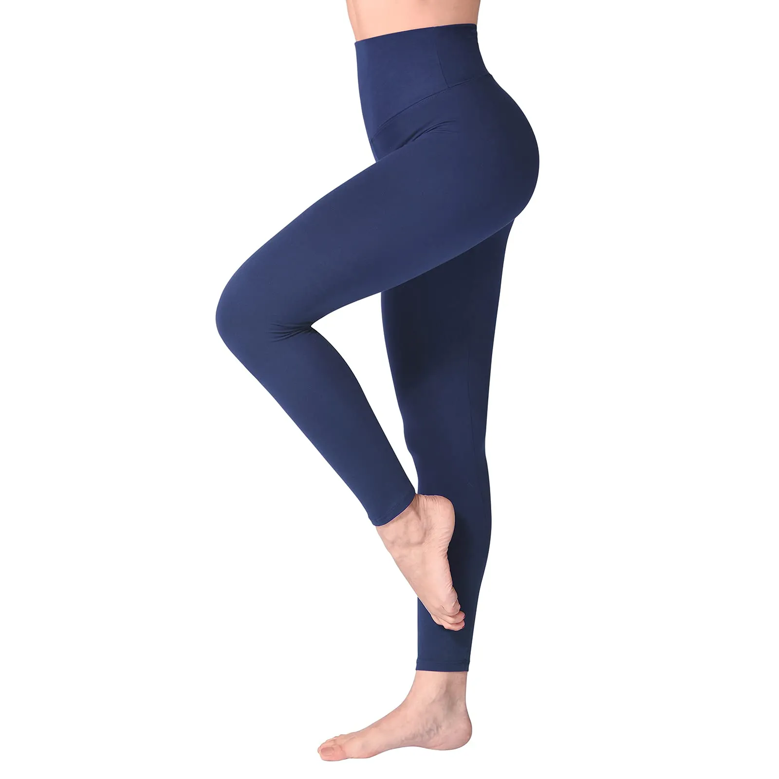 SINOPHANT Leggings Vita Alta Donna Fitness Yoga, XXL, Blu Marino - immagine 1