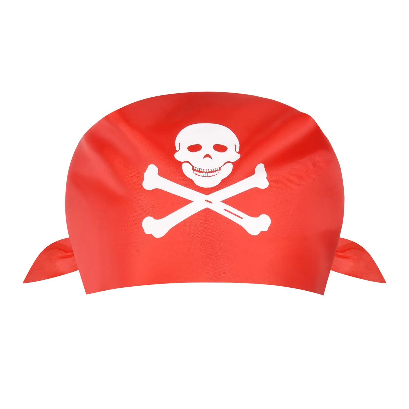 Aomig Bandana Pirata Rossa con Stampa Teschio in Poliestere - immagine 1