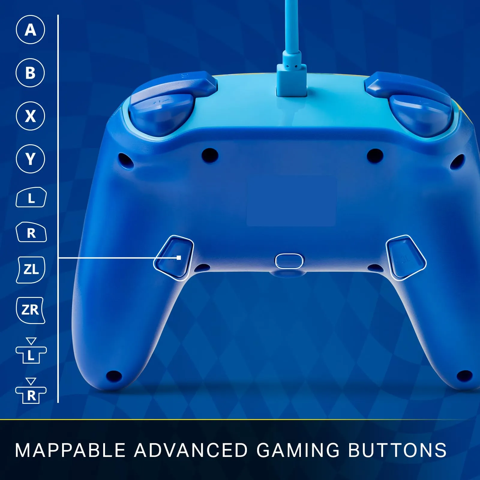 PowerA Controller Cablato Avanzato per Nintendo Switch - Sonic Boost - immagine 3