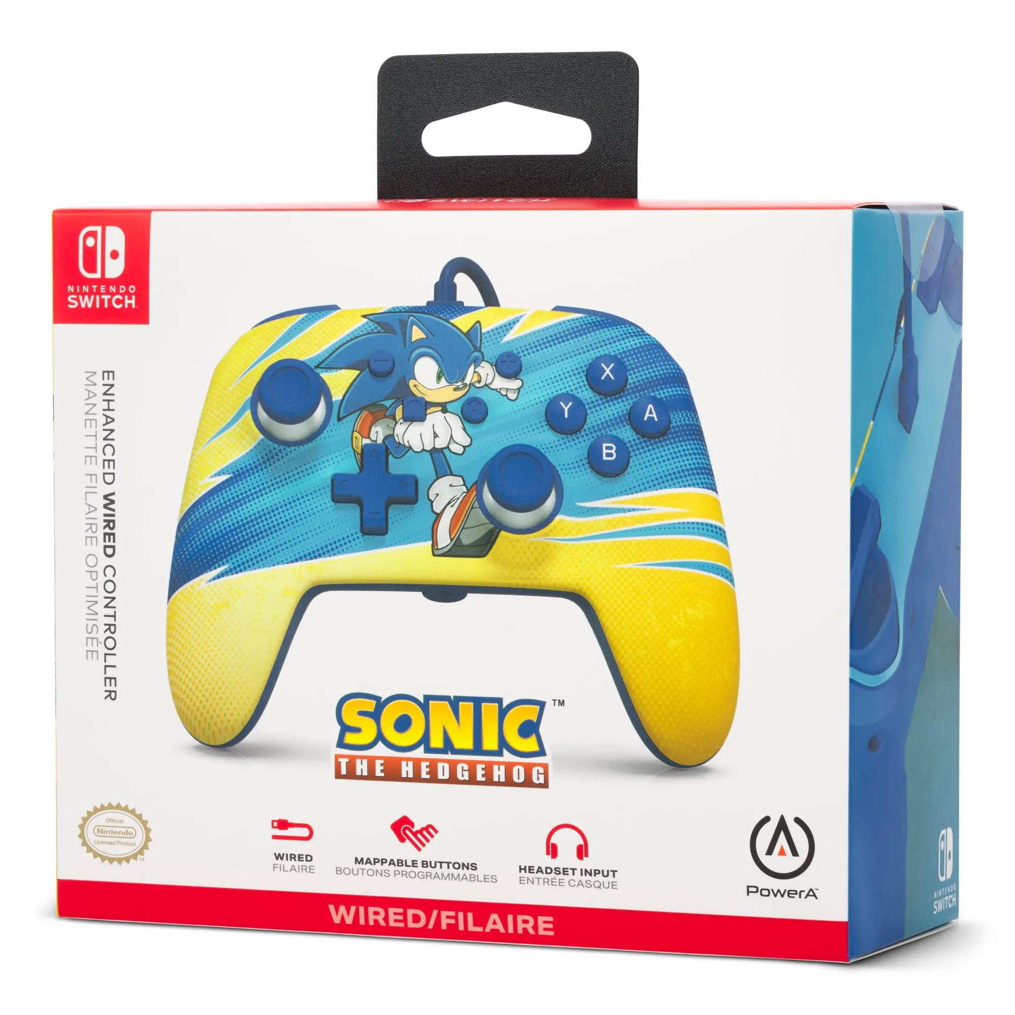 PowerA Controller Cablato Avanzato per Nintendo Switch - Sonic Boost - immagine 10