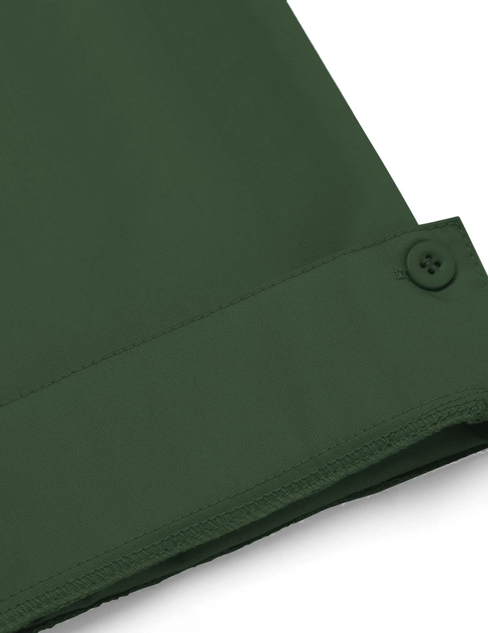 Hotouch Camicetta da Donna in Cotone con Manica a 3/4 e Scollo a V, Slim Fit, Verde Scuro, XXL - immagine 5