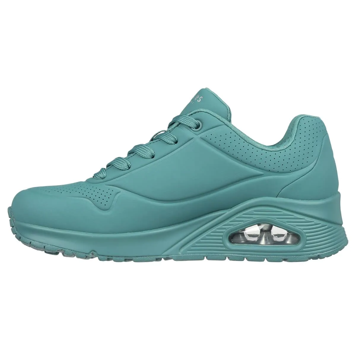 Skechers Uno Stand On Air Scarpe da ginnastica Donna, Teal Durabuck Mesh, 41 EU - immagine 5
