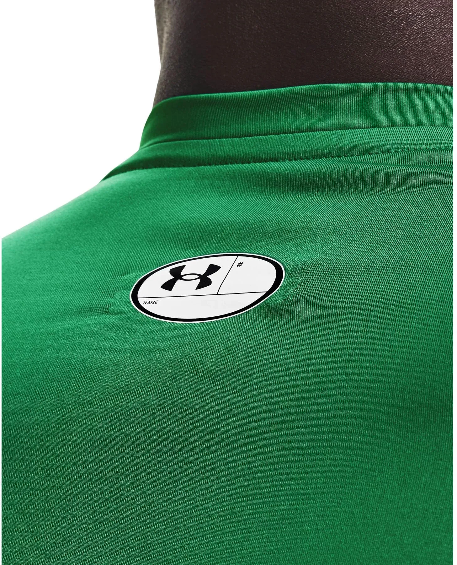 Under Armour HeatGear Maglietta a Maniche Corte a Compressione da Uomo, Team Kelly Verde/Bianco, XXL - immagine 4