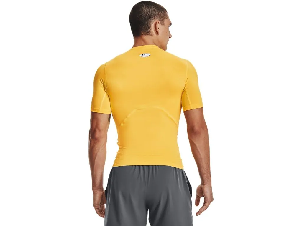 Under Armour UA HG Armour Comp SS Men's Compression Short Sleeve T-Shirt - Black/White - XL - immagine 2